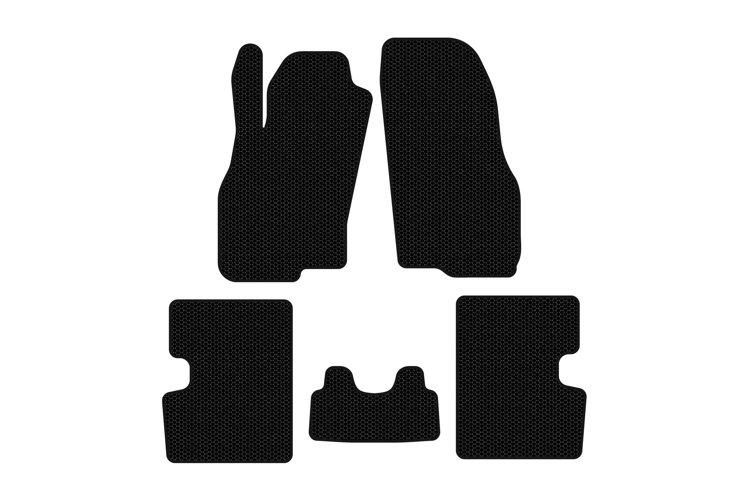 Гумові килимки Carsuit (HB, 5-ти дверний, До рестайлінгу, чорні)