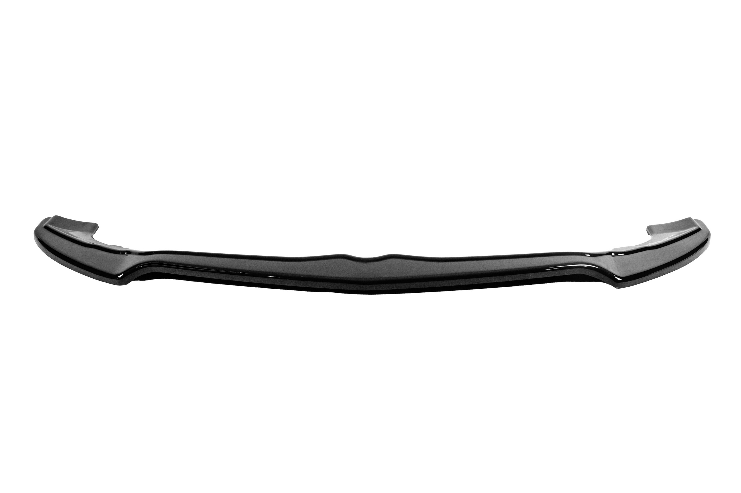 Передня Lip накладка V-1 (ABS, чорний глянець) 2
