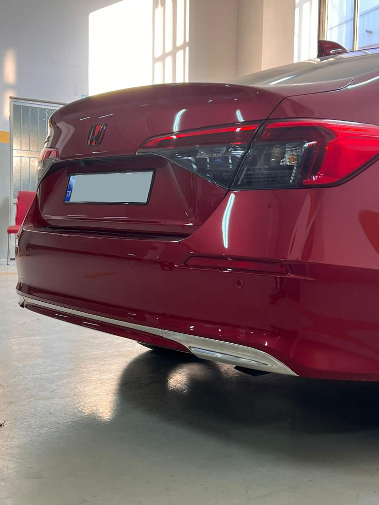 Накладка на задній бампер (Sedan, нерж) 3