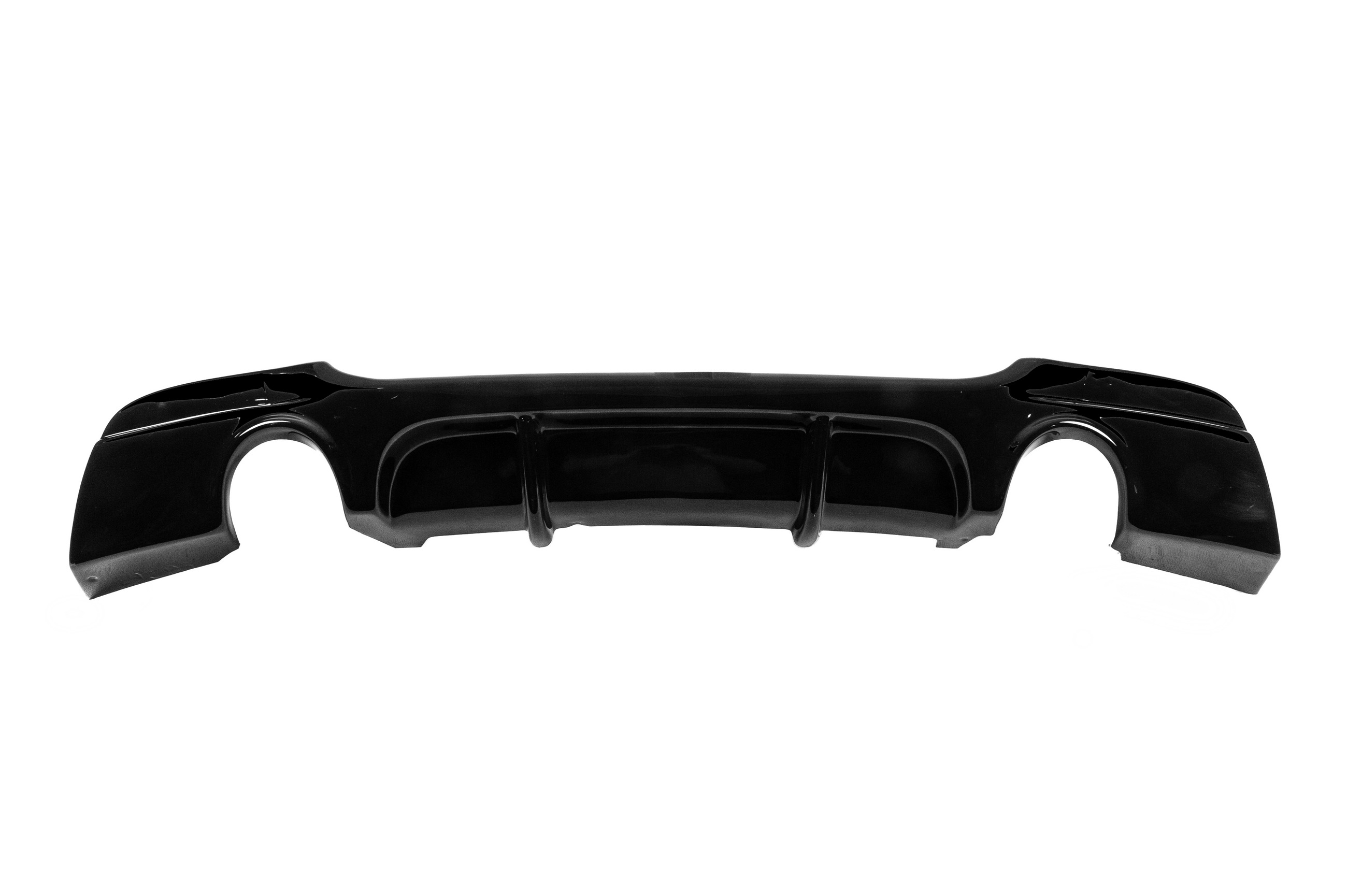 Задній дифузор V-1 (для E90 M-Sport, чорний глянець) 4