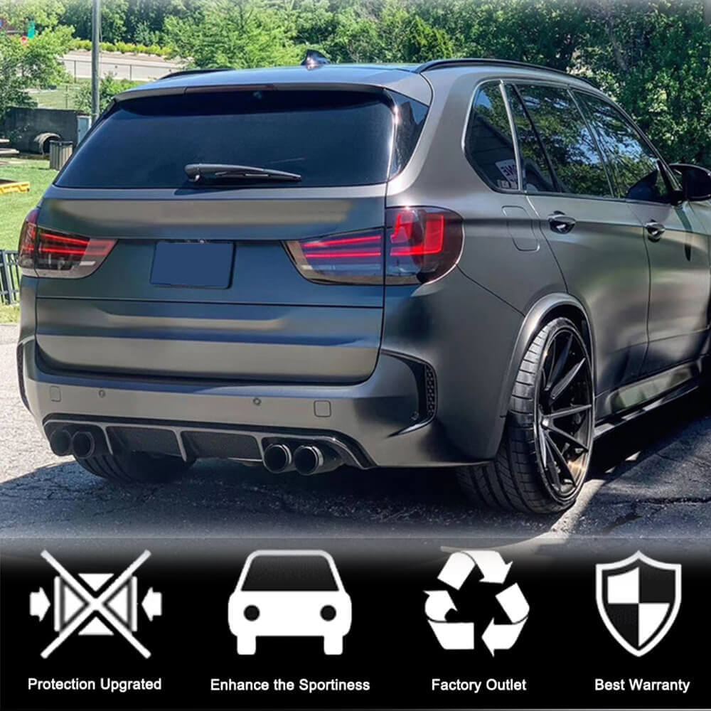Дифузор заднього бампера V2 (для F85, Карбон) 3