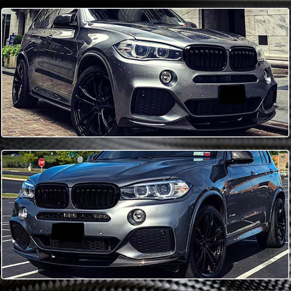 Накладка на передній бампер Lip (для M-Sport, Карбон) 4