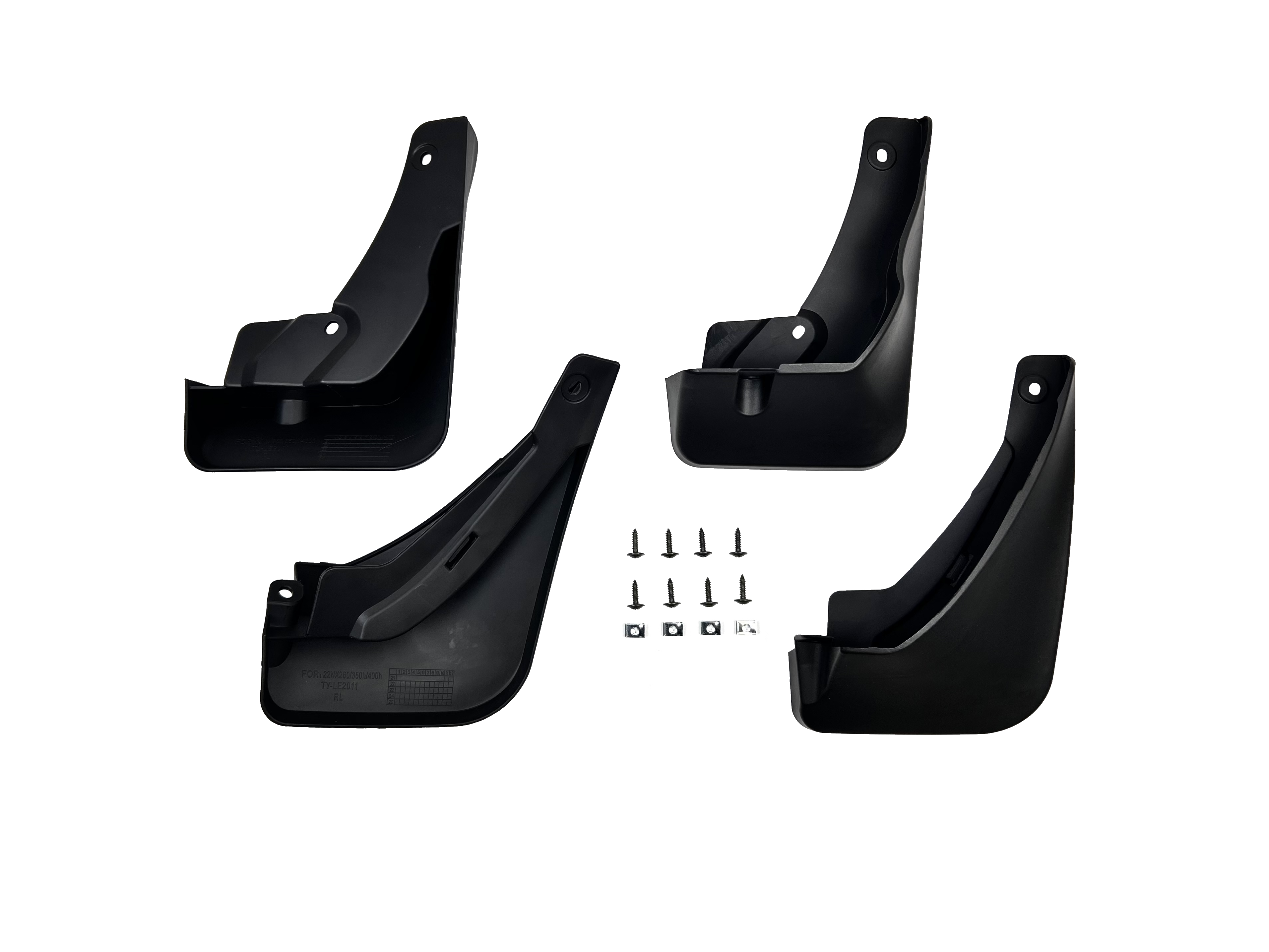 Бризковики Lexus NX 2022+, комплект 4шт. 4