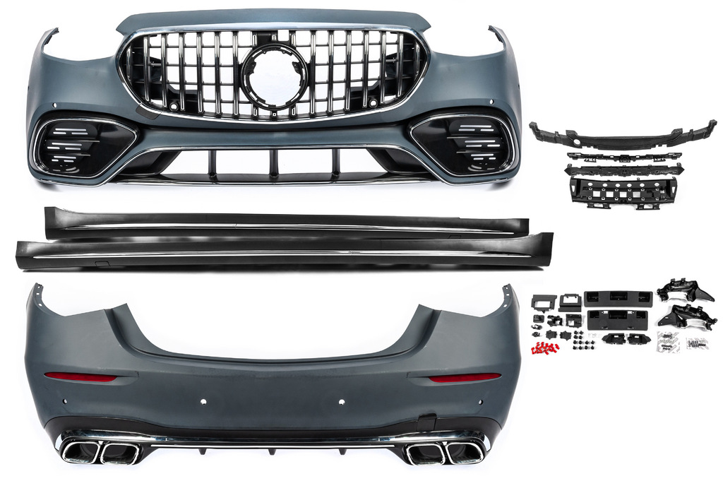 Комплект обвісів AMG S63 з боковими порогами