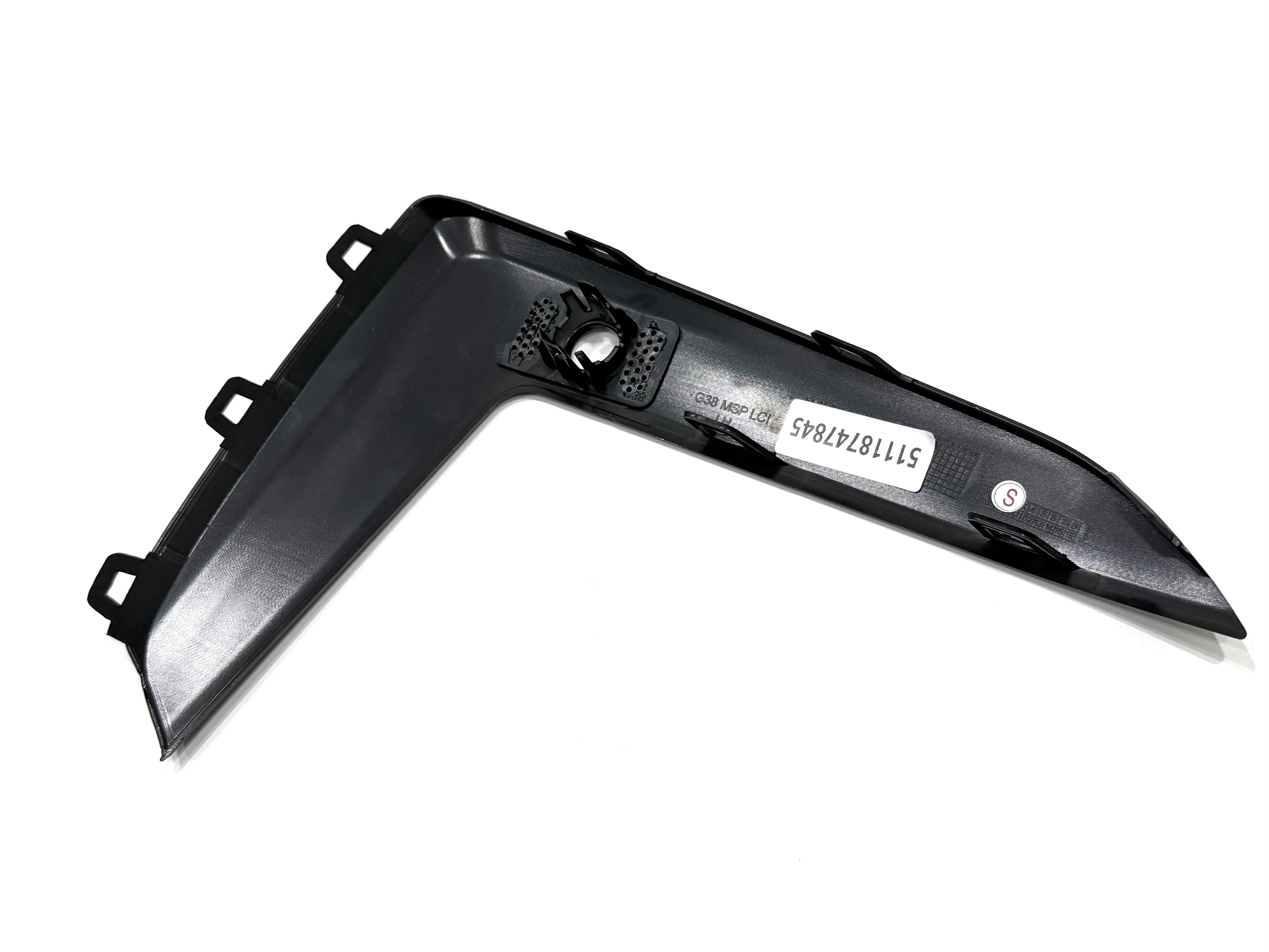 Ліва накладка решітки бампера M Performance 51118747845 для BMW 5 series G30 G31 2020-2023 рест. 3