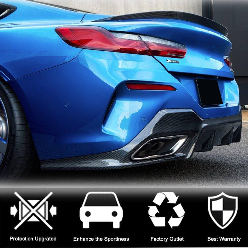 Дифузор заднього бампера V2 (для G14/G15 M-Sport, Карбон) 3