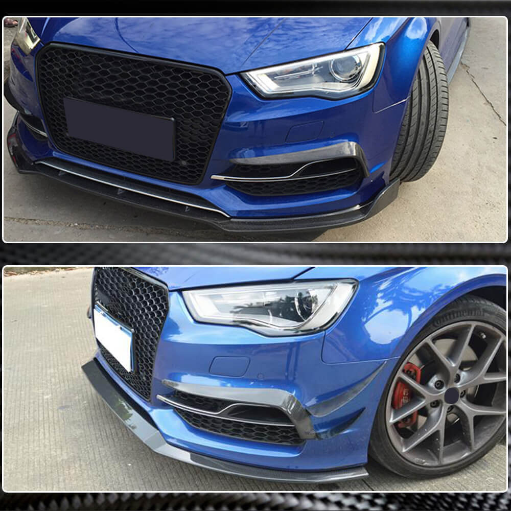 Накладки на протитуманки (для S-Line Sedan 2012-2016, Карбон) 4