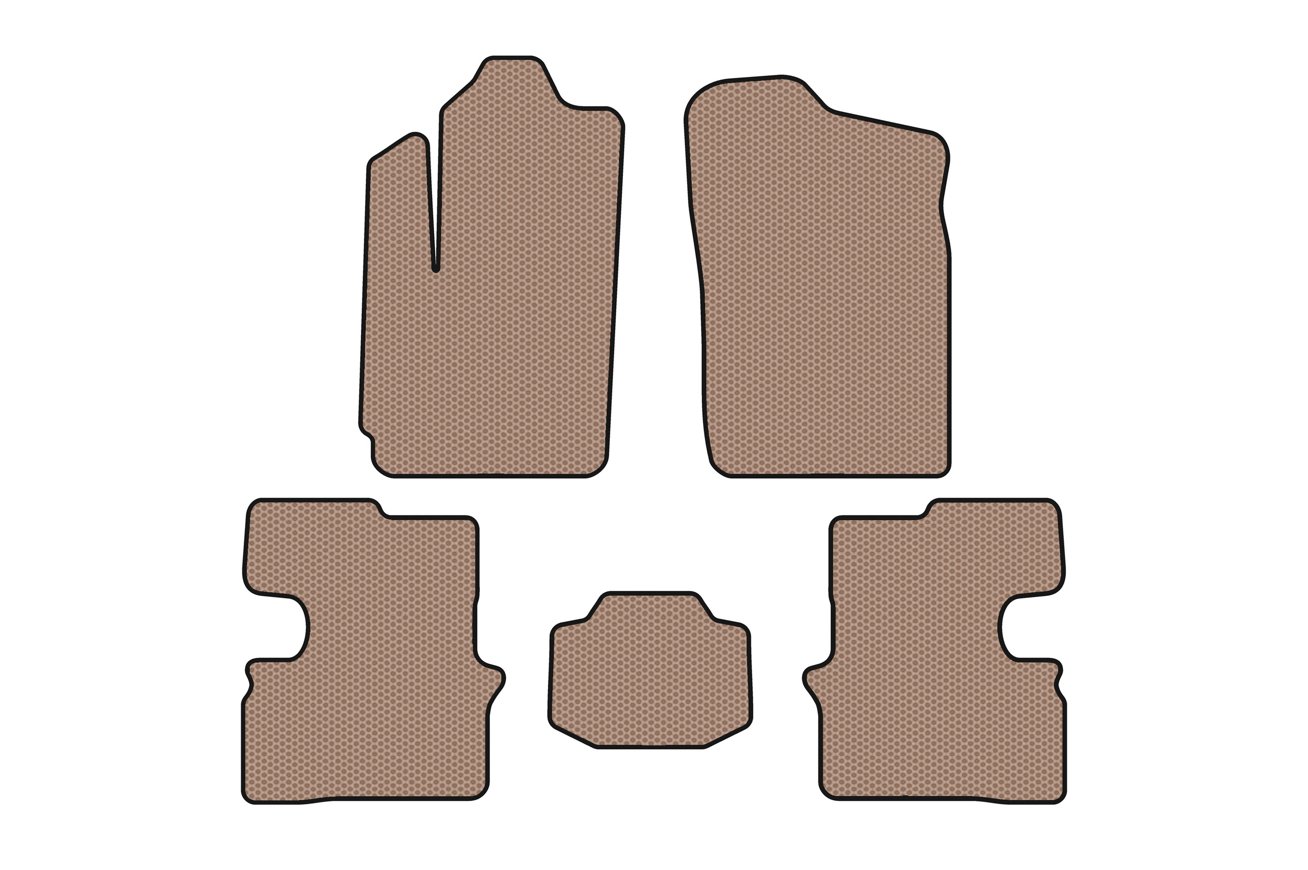 Гумові килимки Carsuit (Бежевий)