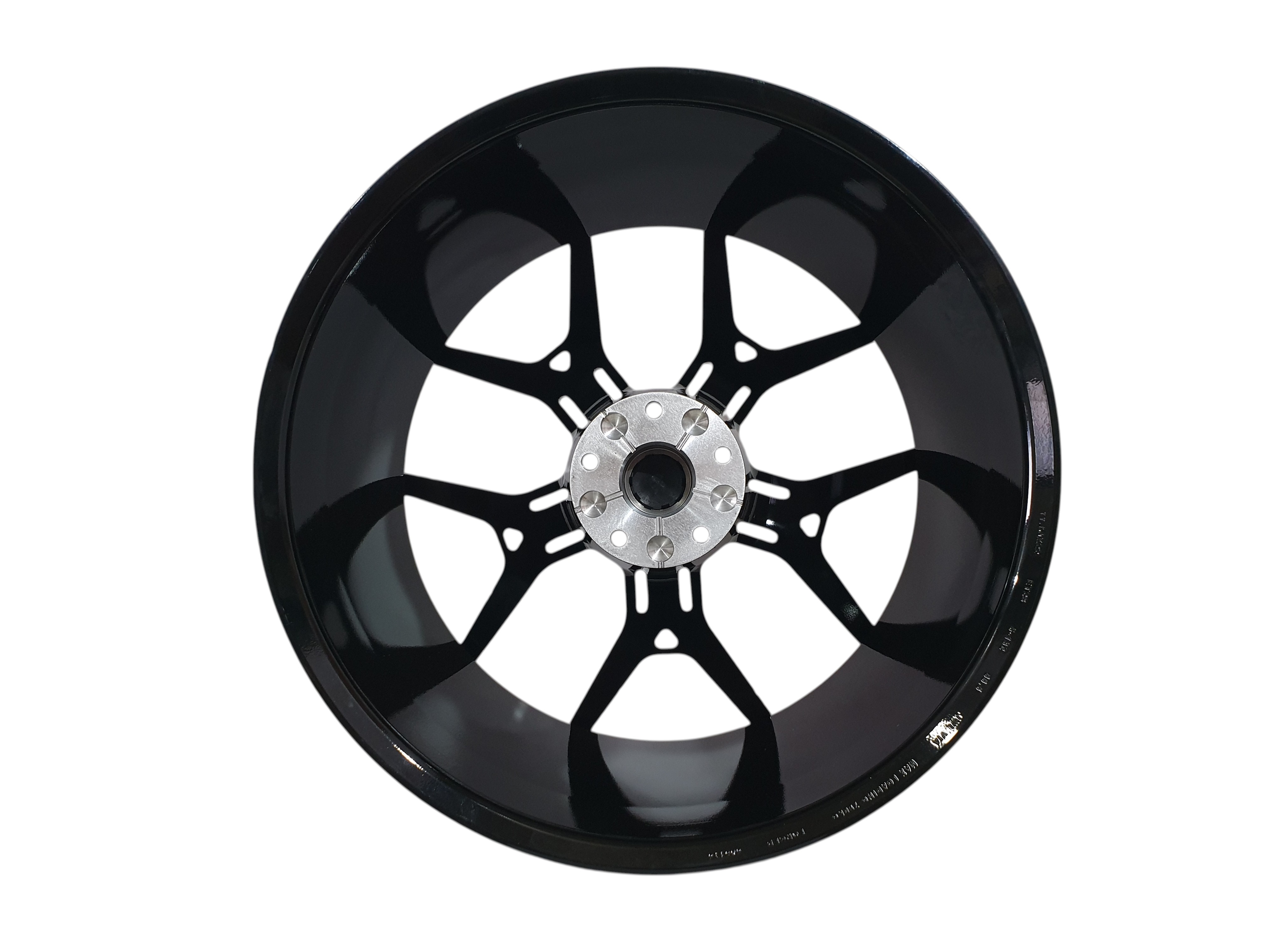 R21 / R22 Gloss Black Ковані диски (різнорозмірні / різноширокі) на BMW M5 G90 / G99 2024-2026 року 3