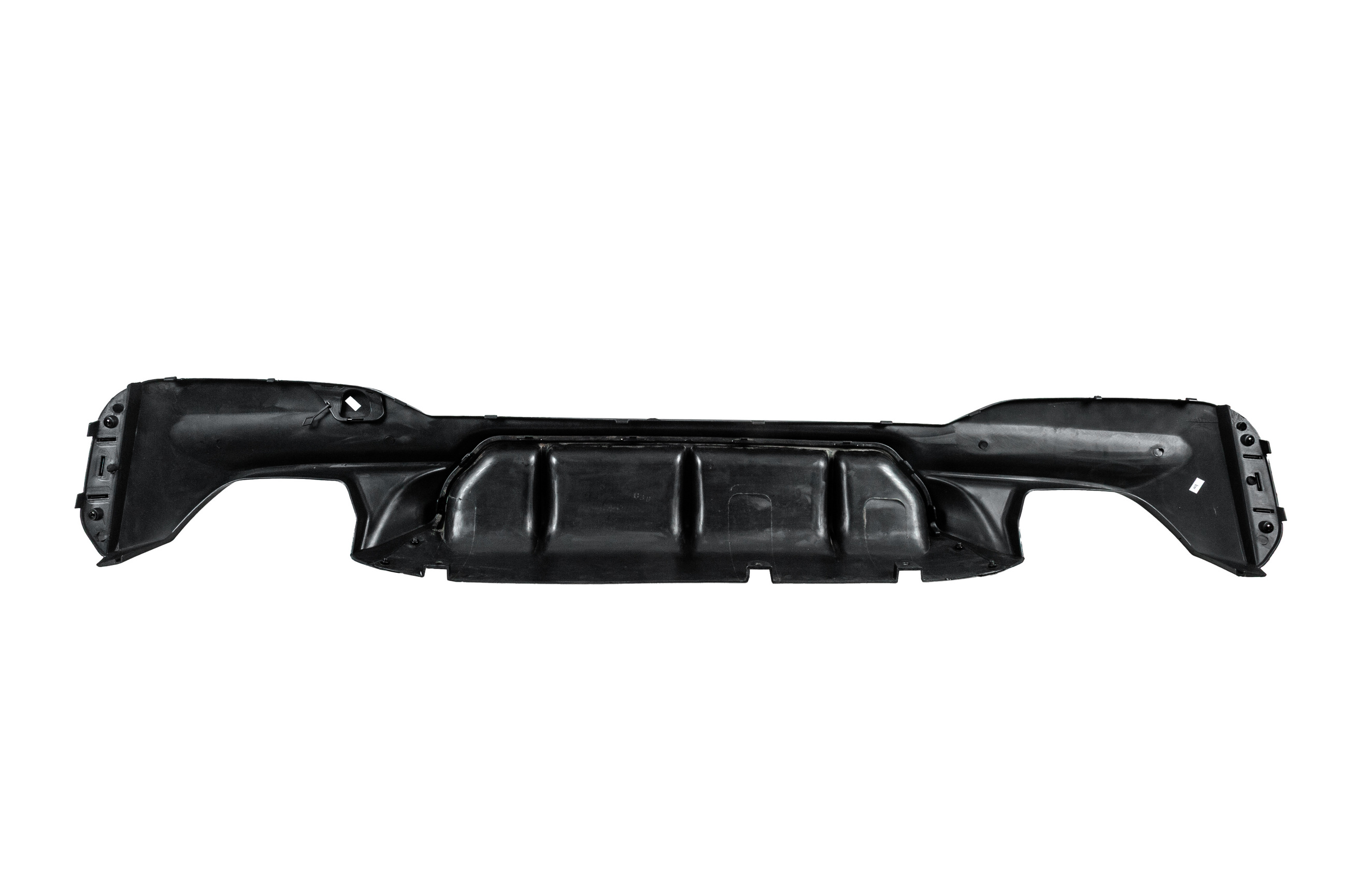 Задній дифузор (для M-Sport/M5 F90, чорний глянець) 6