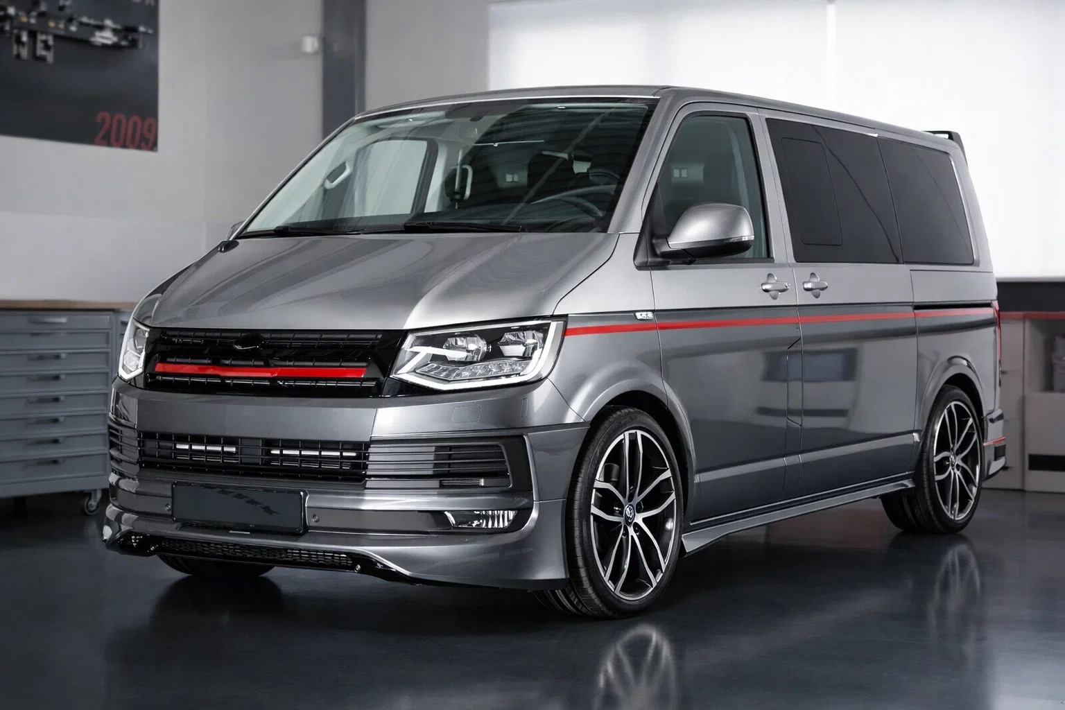 Накладка на передній бампер ABT Original 2015-2018 (під фарбування) 3