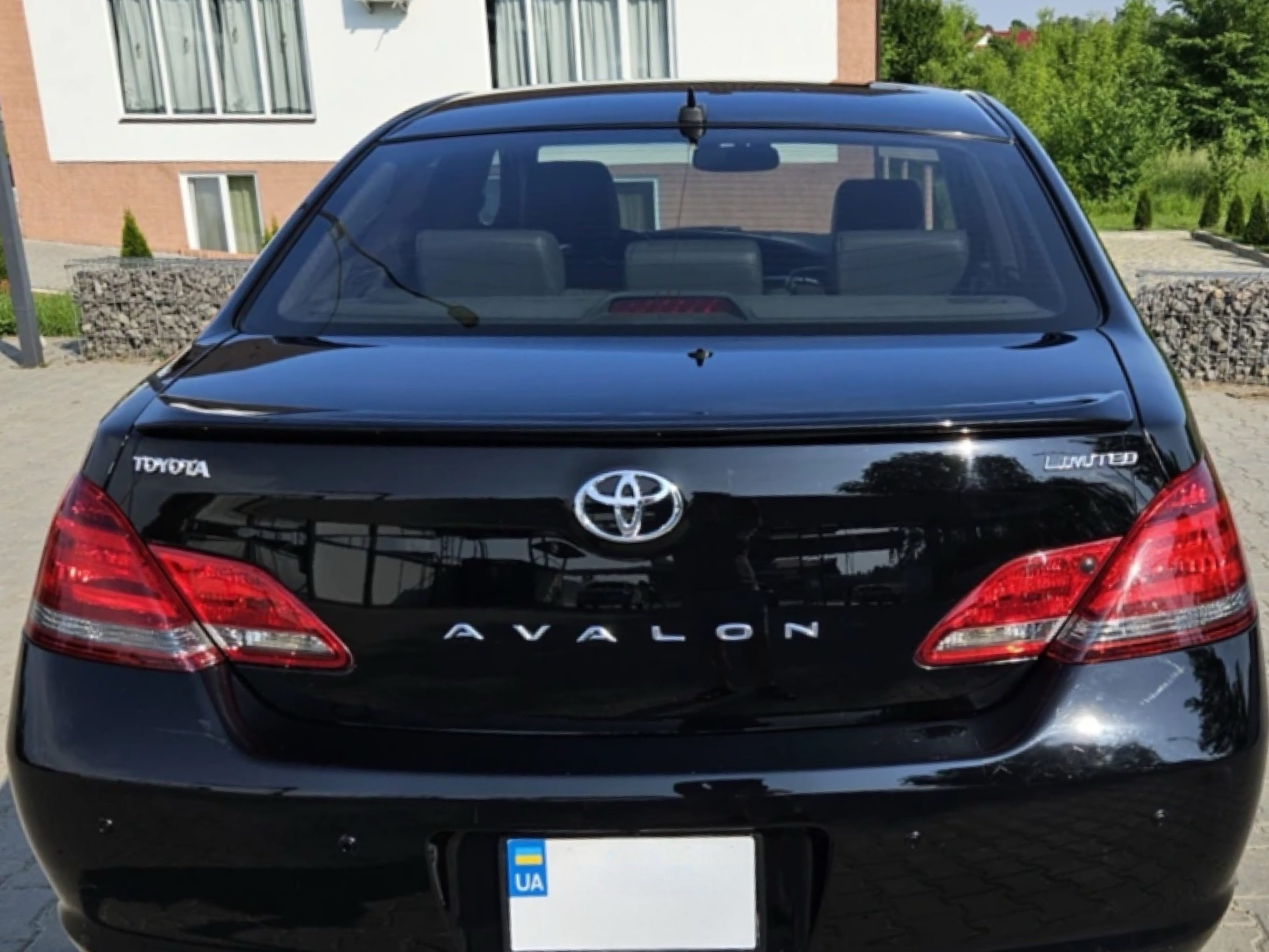 Спойлер лип на багажник Toyota Avalon 2006-2010 ABS пластик, колір чорний 3