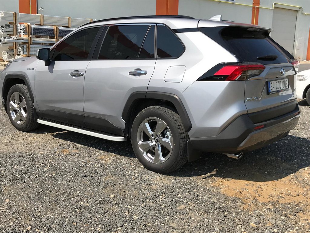 Бокові пороги Tayga Grey (2 шт., алюміній) 4