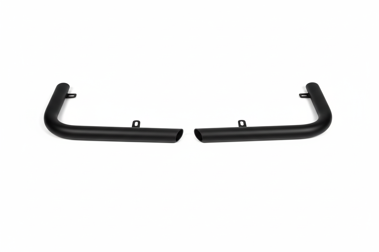 Задній захист AK003 Black (нерж, 60 мм)