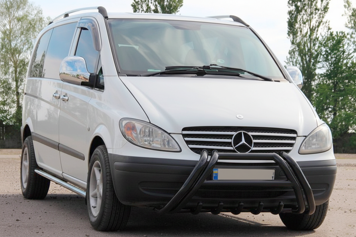 Кенгурятник Kelebek WT011 Black (нерж.) 2