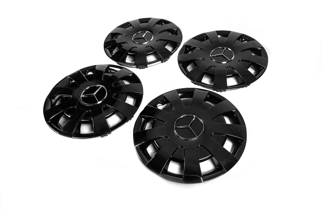 Ковпаки чорні ABS R16 (1-рядний, 4 шт)