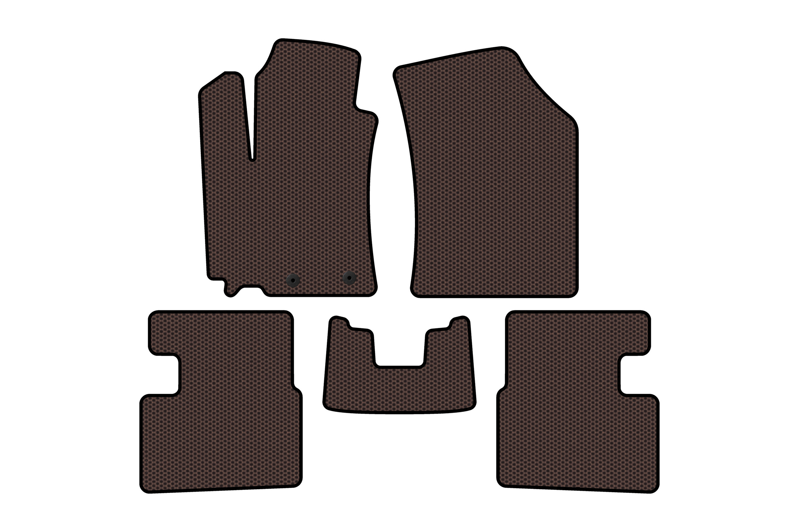 Гумові килимки Carsuit (HB, 5-ти дверний, коричневий)