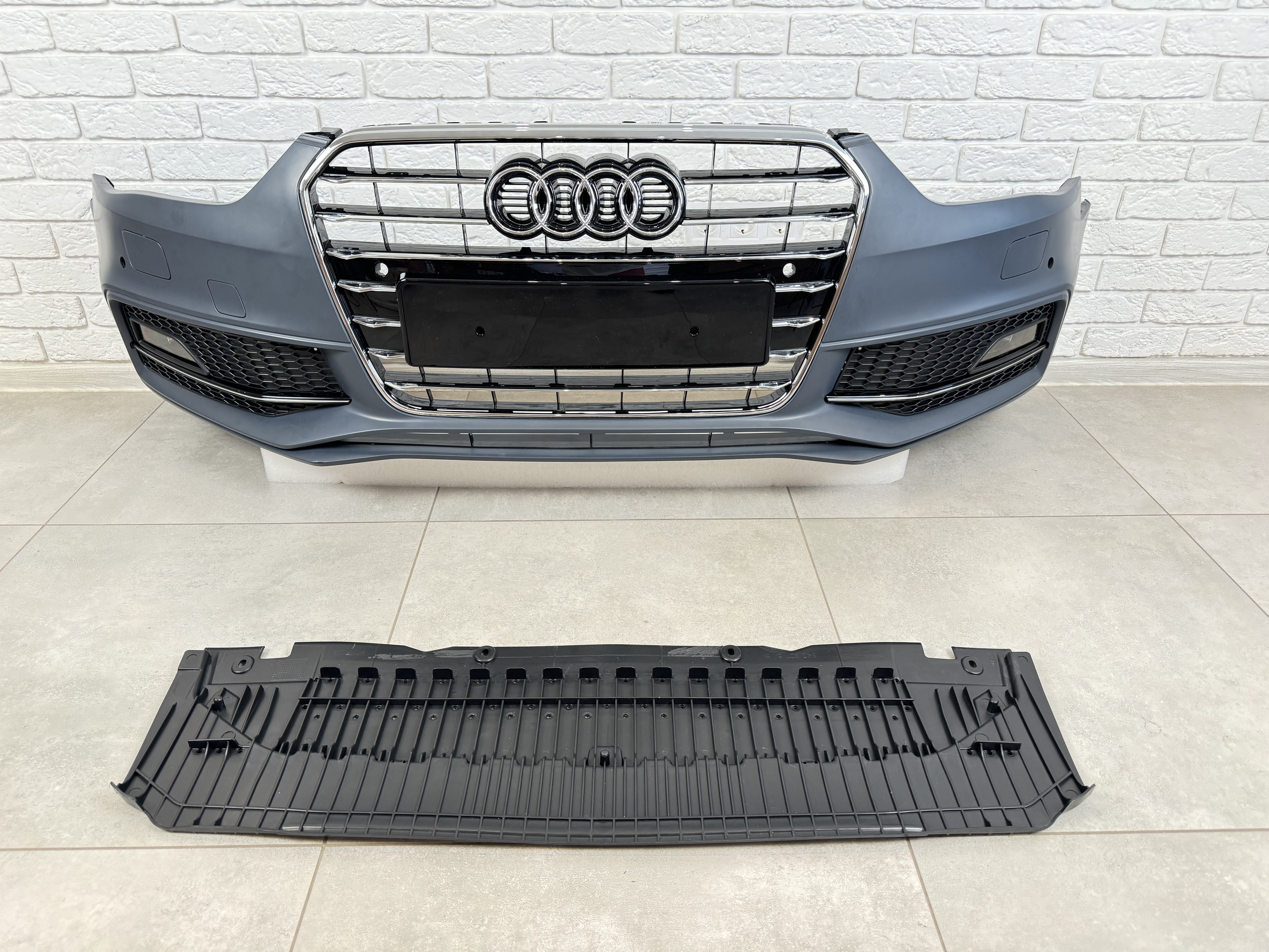Бампер передній у зборі S-Line для Audi A4 B8 2012-2015 4
