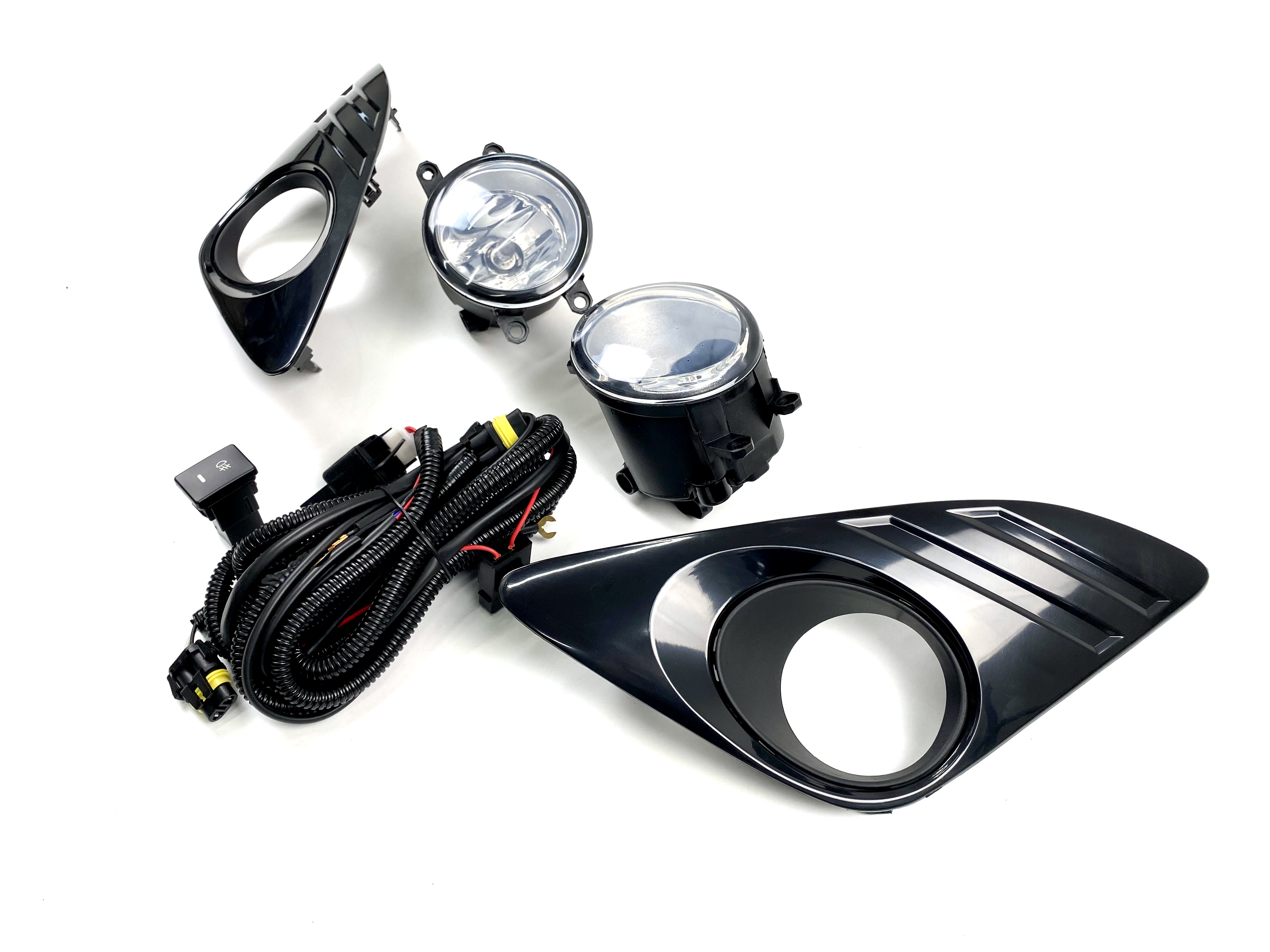 Комплект протитуманних фар Toyota Camry 50 USA LE/XLE 2012-2014 Black 3