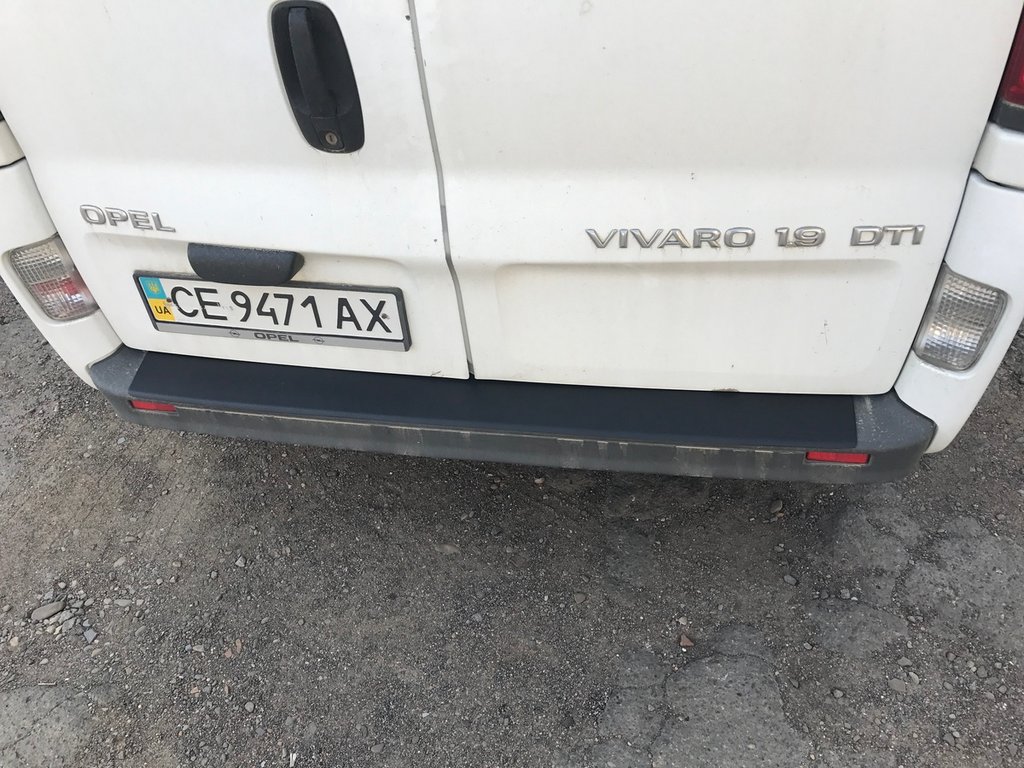 Накладка на задній бампер (ABS) 3