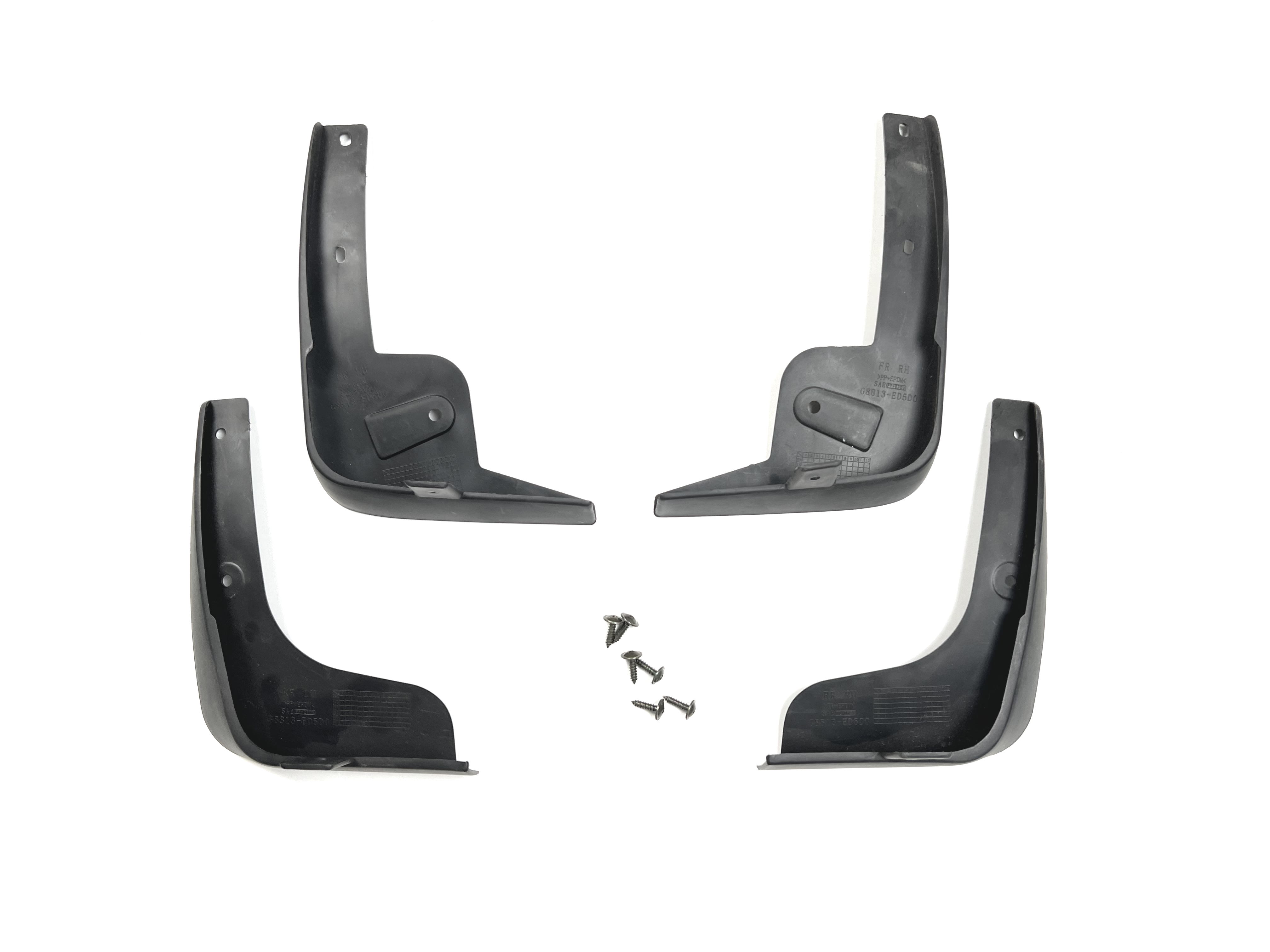 Бризковики Nissan Tiida седан / хетчбек 2006-2013 комплект 4шт. 4