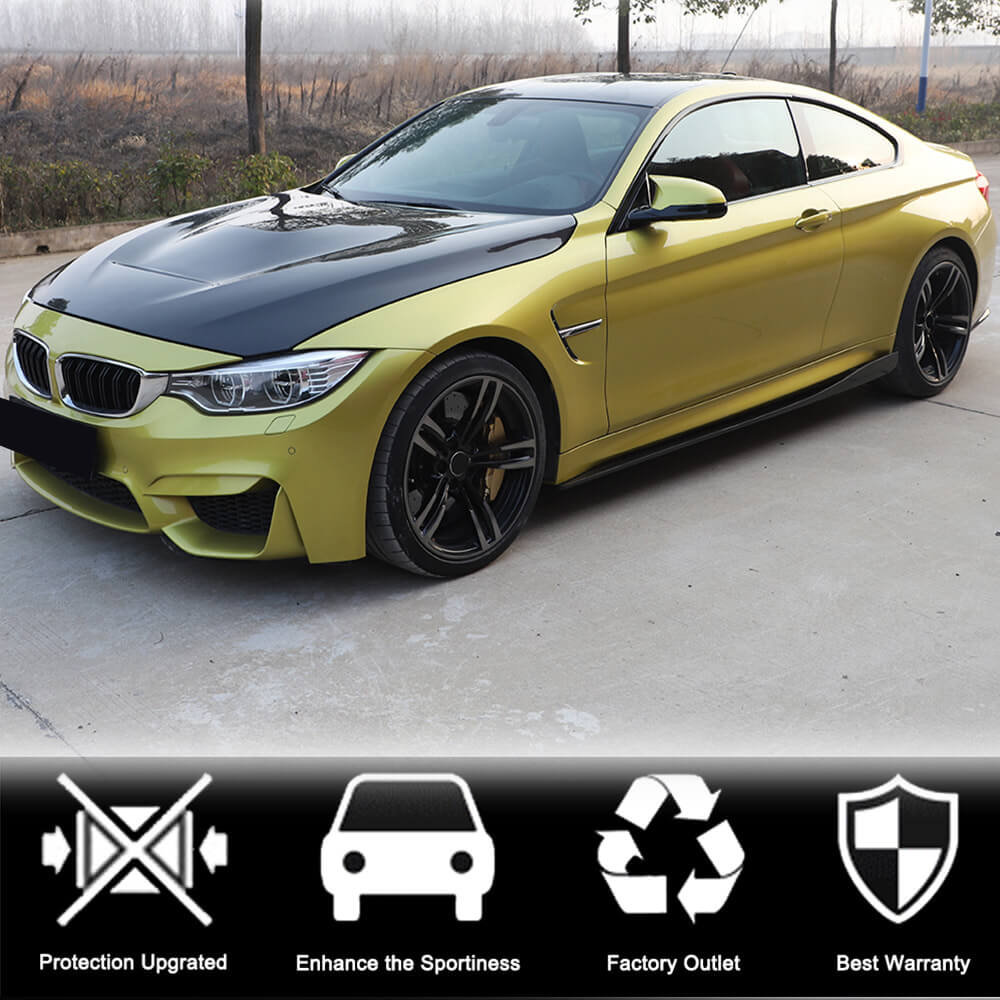 Накладки на пороги V2 (для F82/F83, Карбон) 2
