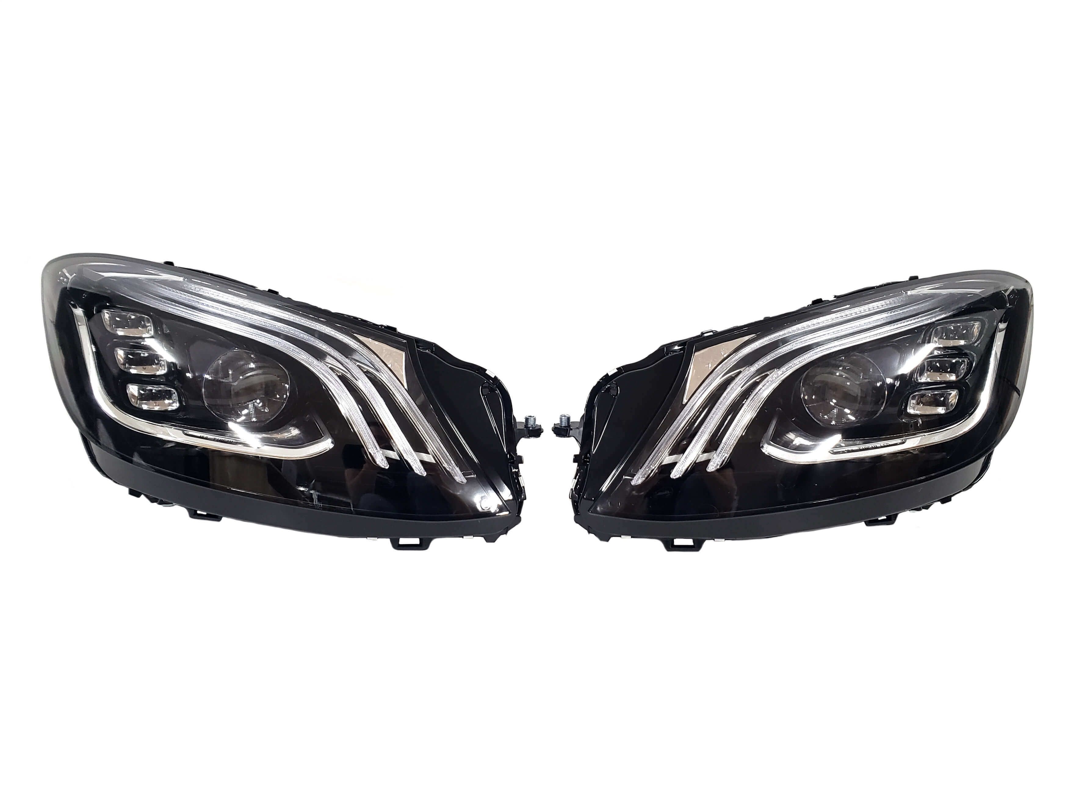 Передні фари (Multibeam) без блоків на Mercedes-Benz S-Class W222 2017-2020 року