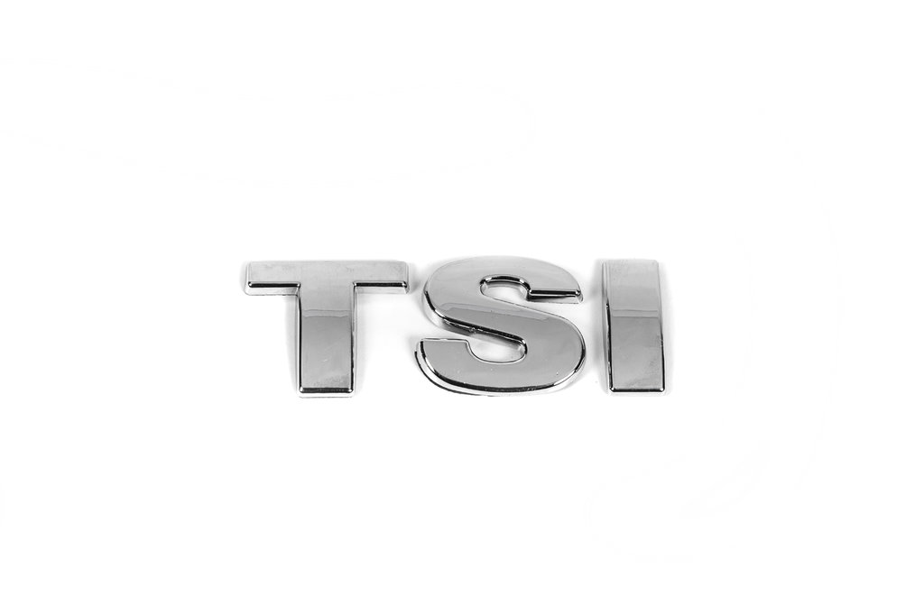 Напис TSI (прямий шрифт) T - хром, SI - червона 3