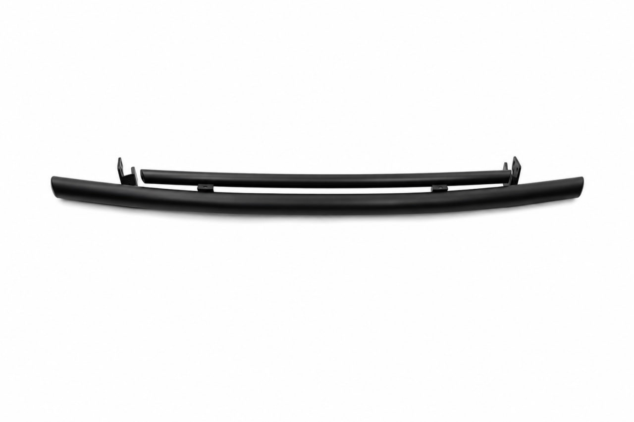 Передній подвійний захист ST011 Black (нерж.) 2
