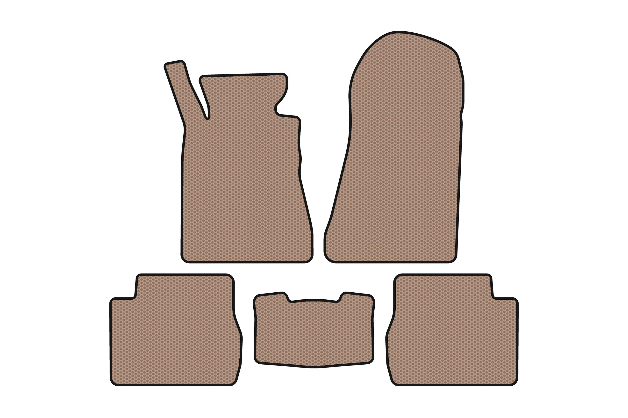 Гумові килимки Carsuit (SD, бежевий)