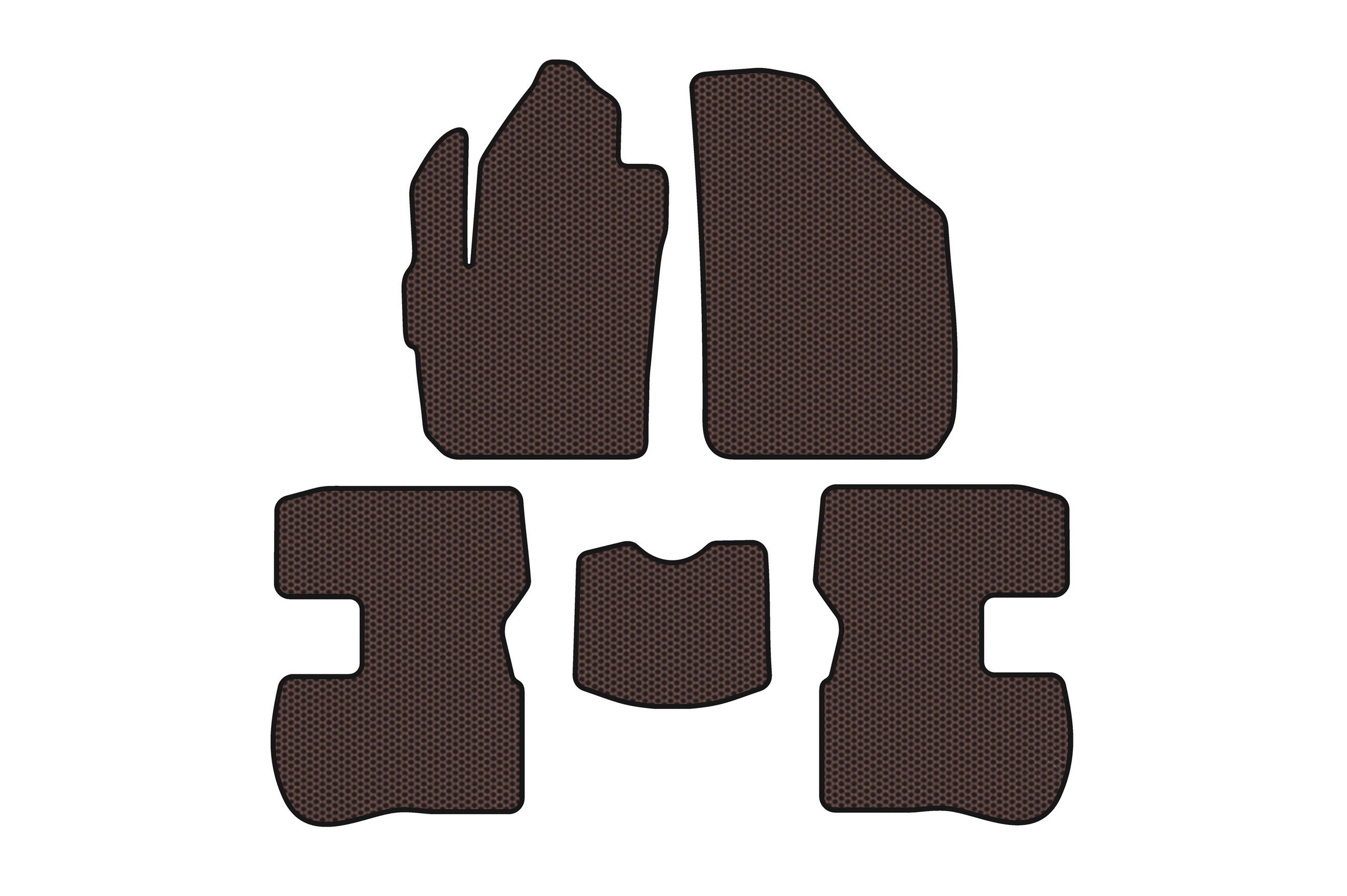 Гумові килимки Carsuit (Коричневий)
