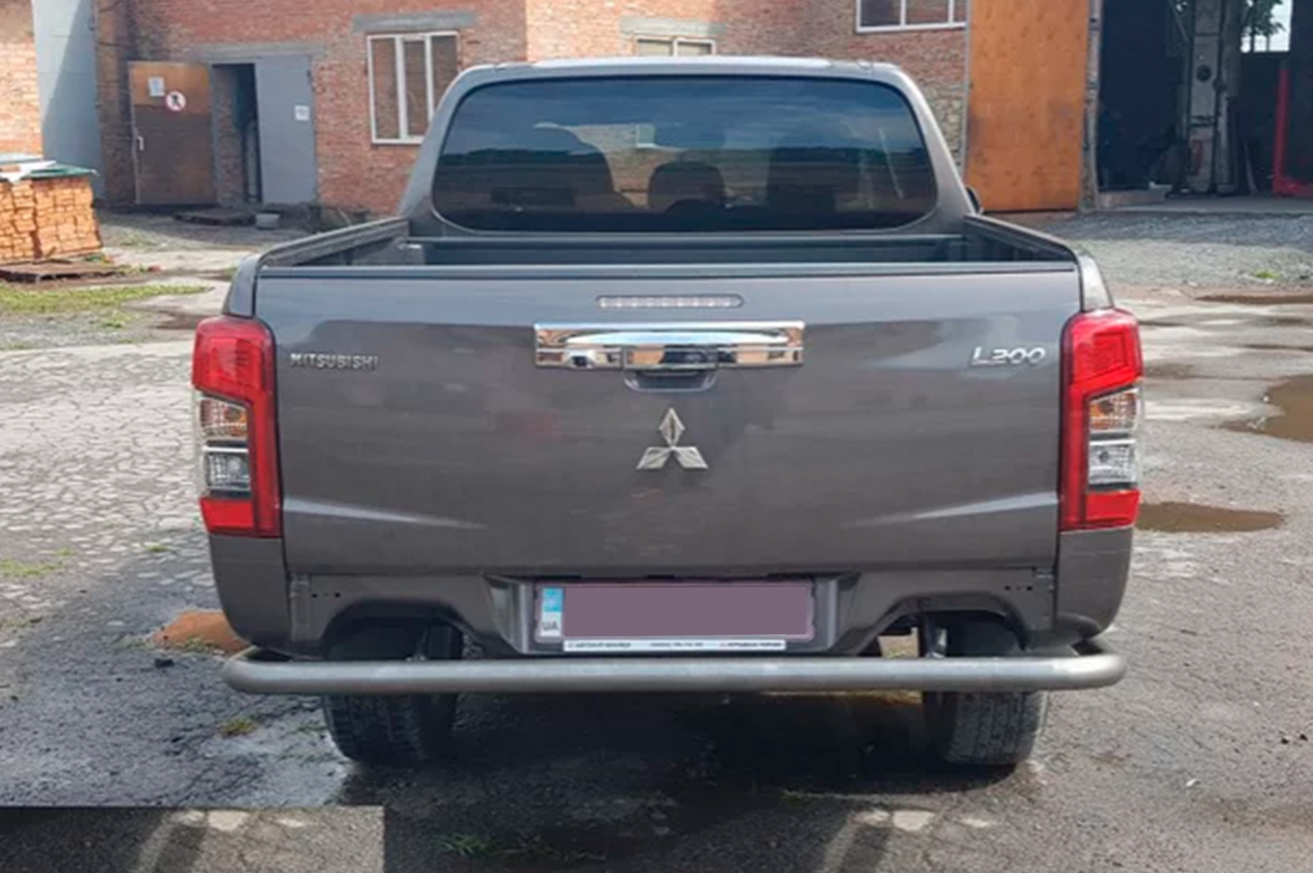 Задній захист AK005 (нерж) 3