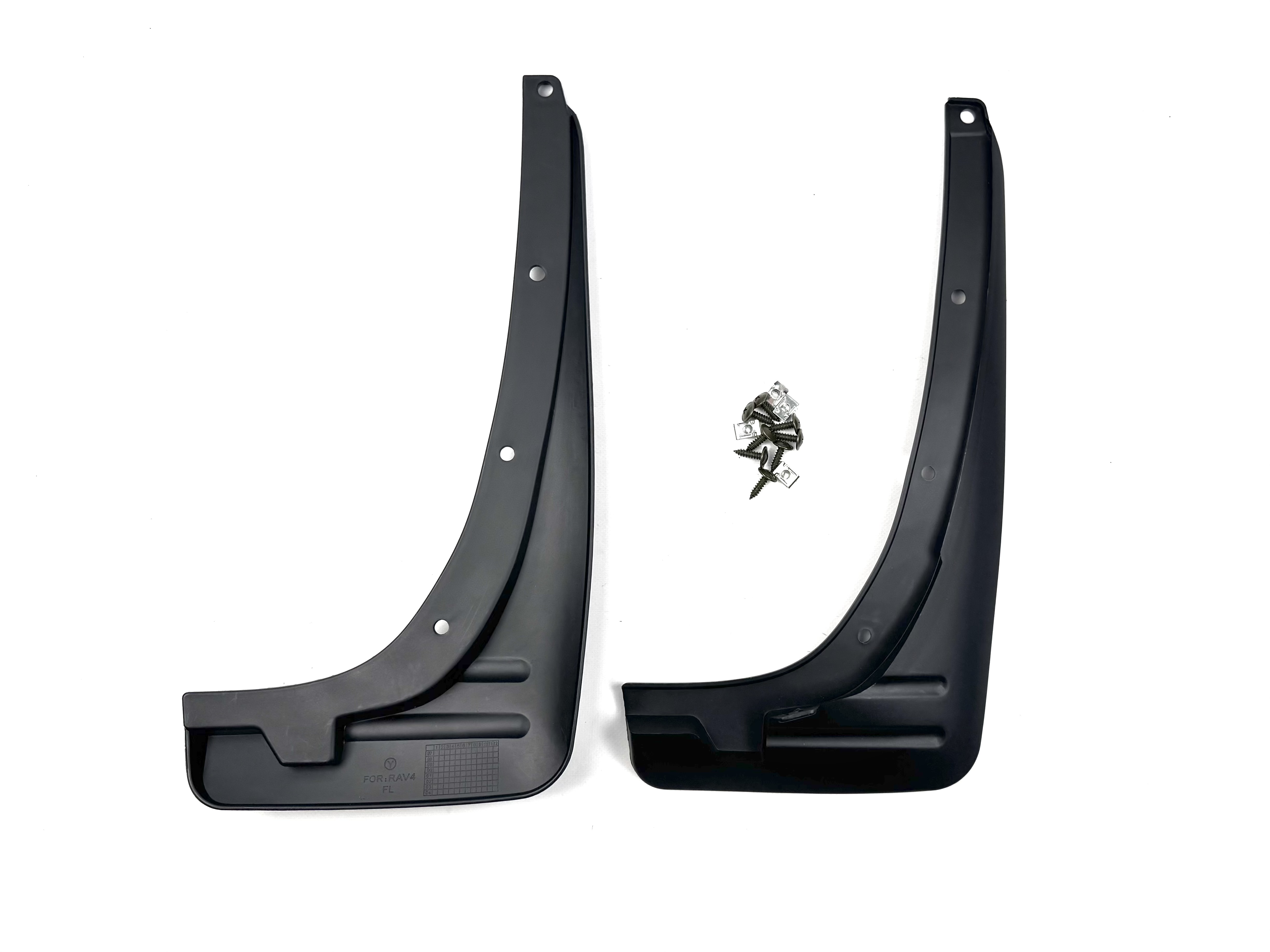 Бризковики передні Toyota Rav4 2001–2005 без розширювачів арок комплект 2 шт 4