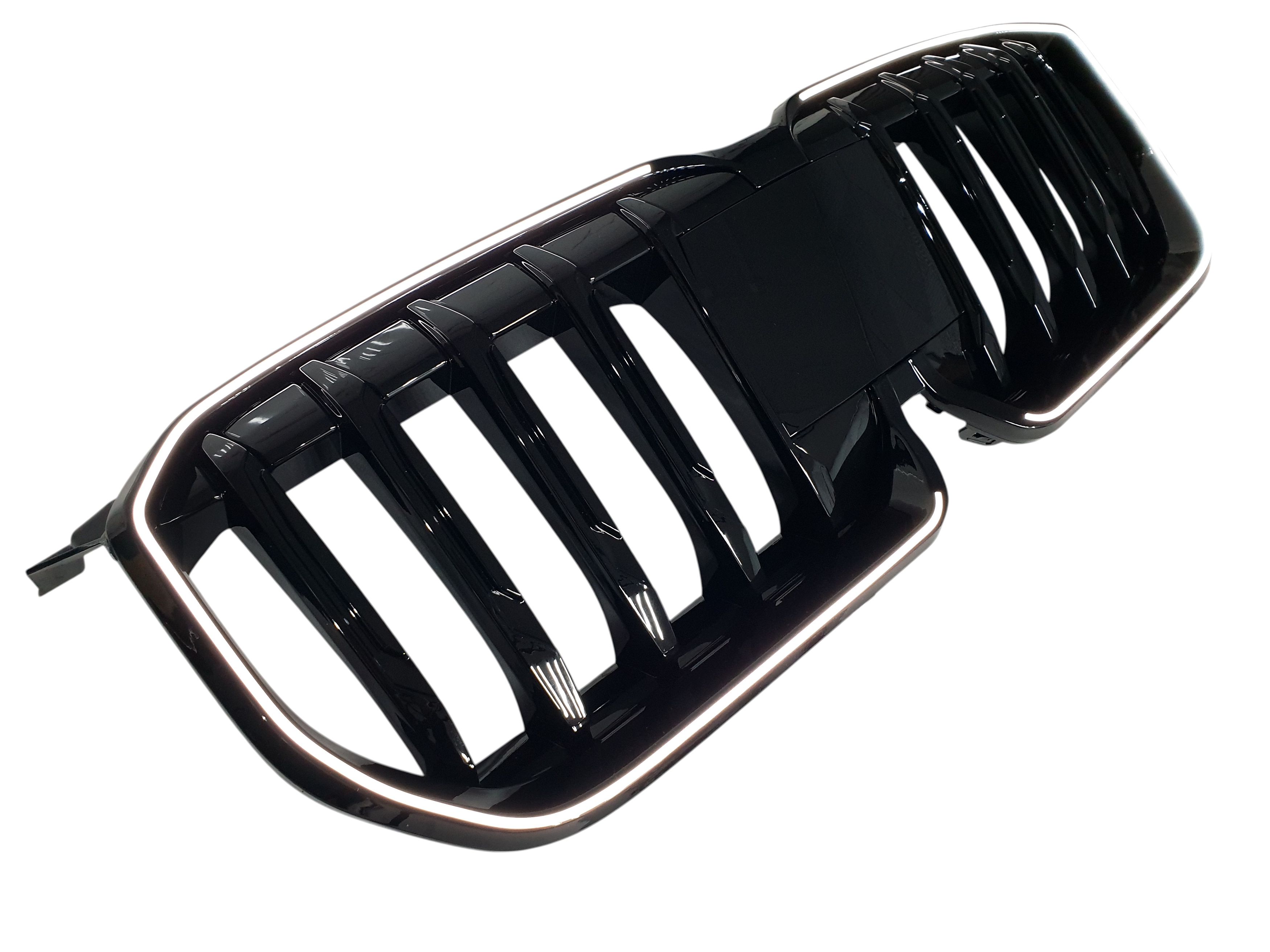Ніздрі Чорний глянець LED (Iconic Glow) на BMW X1 U11 2022-2024 року 2