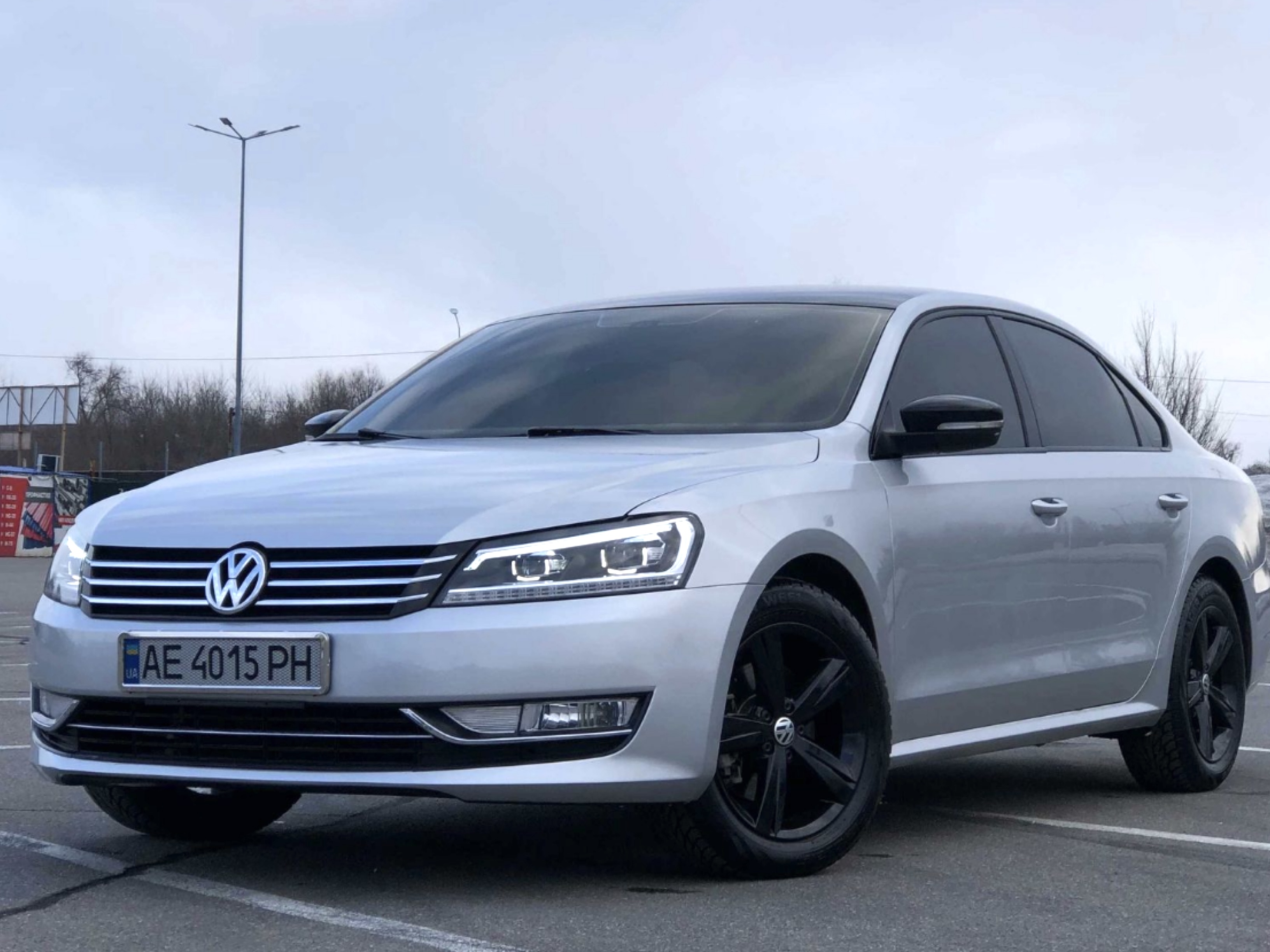 LED фари Volkswagen Passat B7 USA 2011-2015 у стилі B8 USA 3