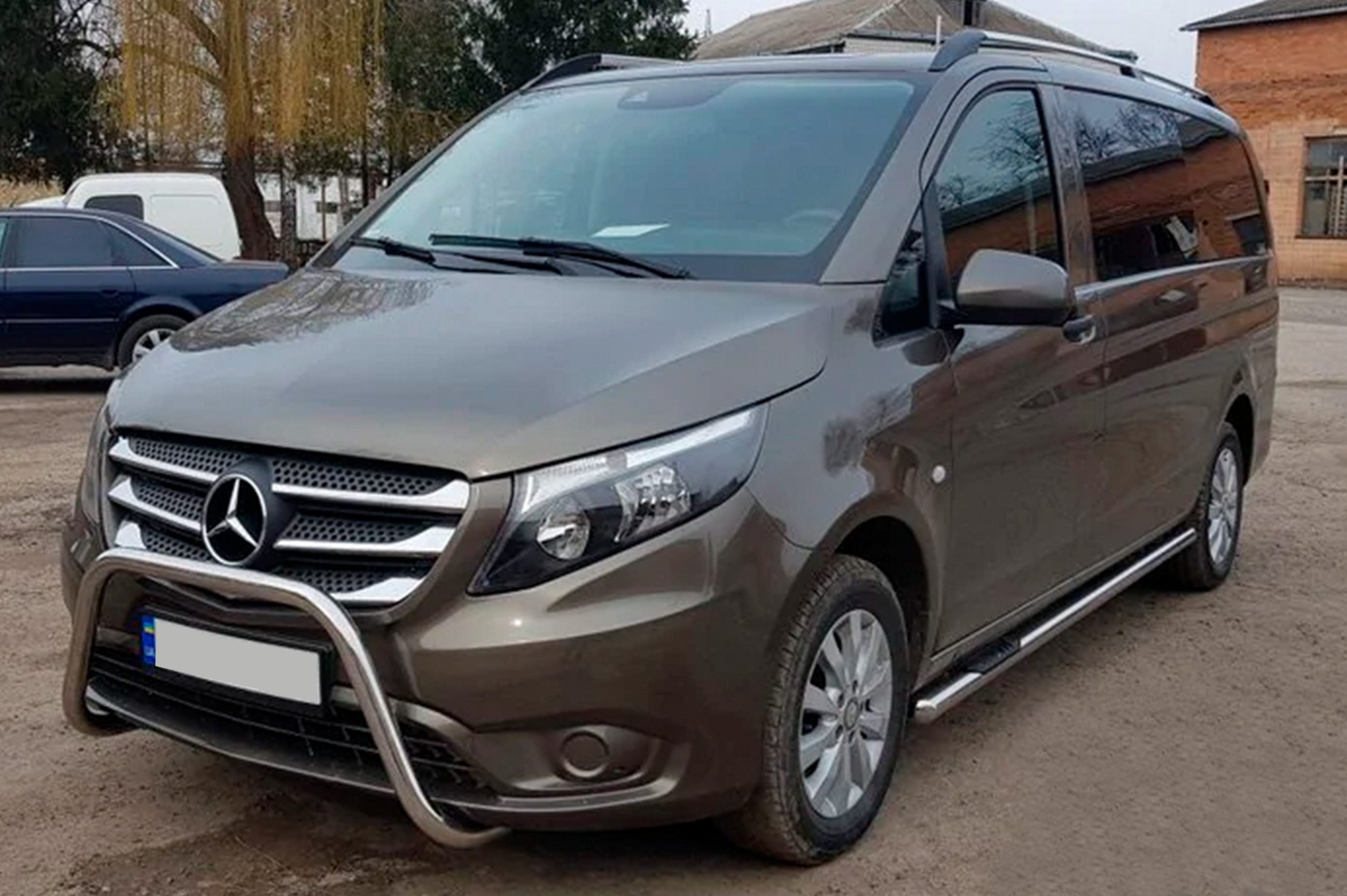 Бічні труби 2 шт., нерж.) d60, Коротка/Середня бази 2