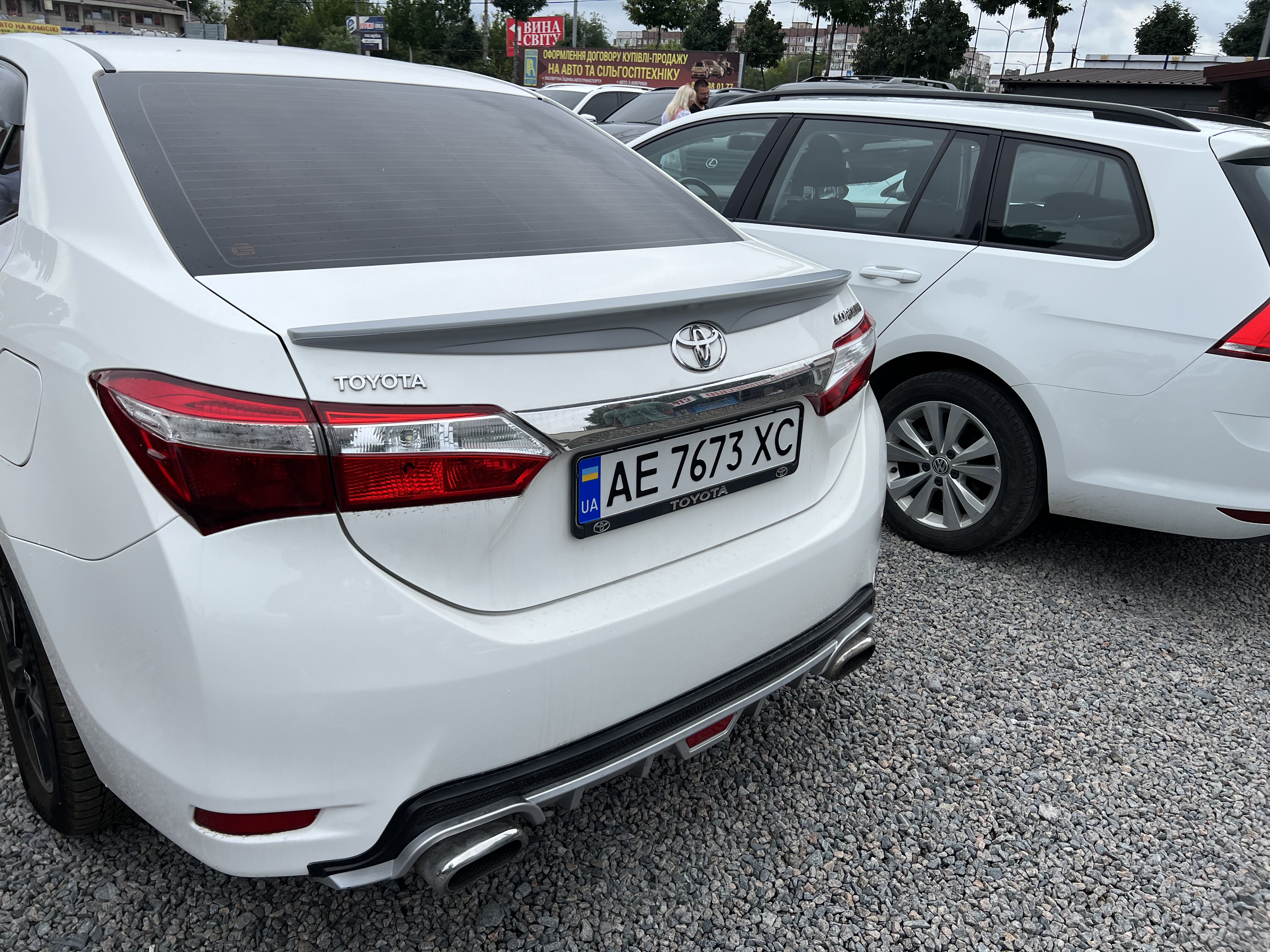 Спойлер ліп багажника Toyota Corolla ЄВРОПА 2013-2018 ABS пластик під фарбування 2