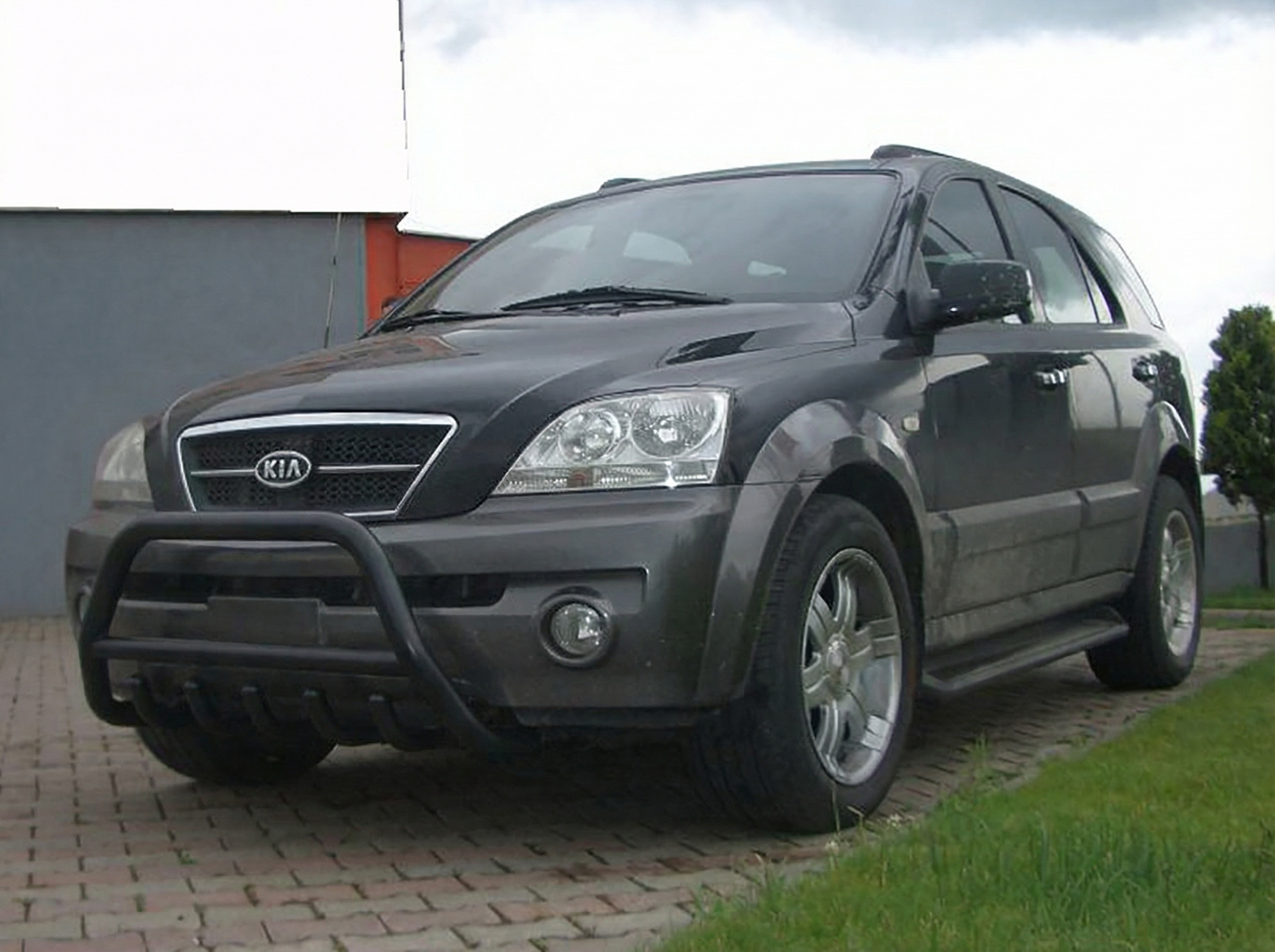 Кенгурятник WT003 Black (нерж.)