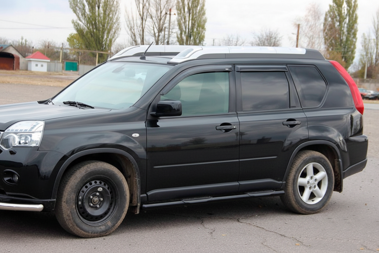 Бічні труби BB002 Black (2 шт., нерж) 3