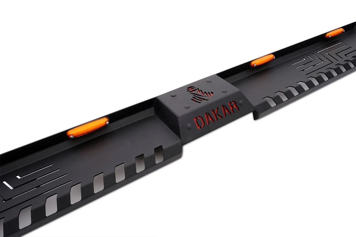 Бокові пороги Dakar V2 з LED (2 шт, метал) 4