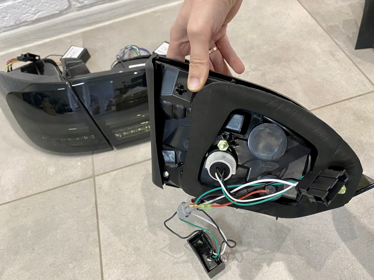 Задні LED ліхтарі стопи Volkswagen Jetta 6 2011-2014 у стилі Audi Black 4