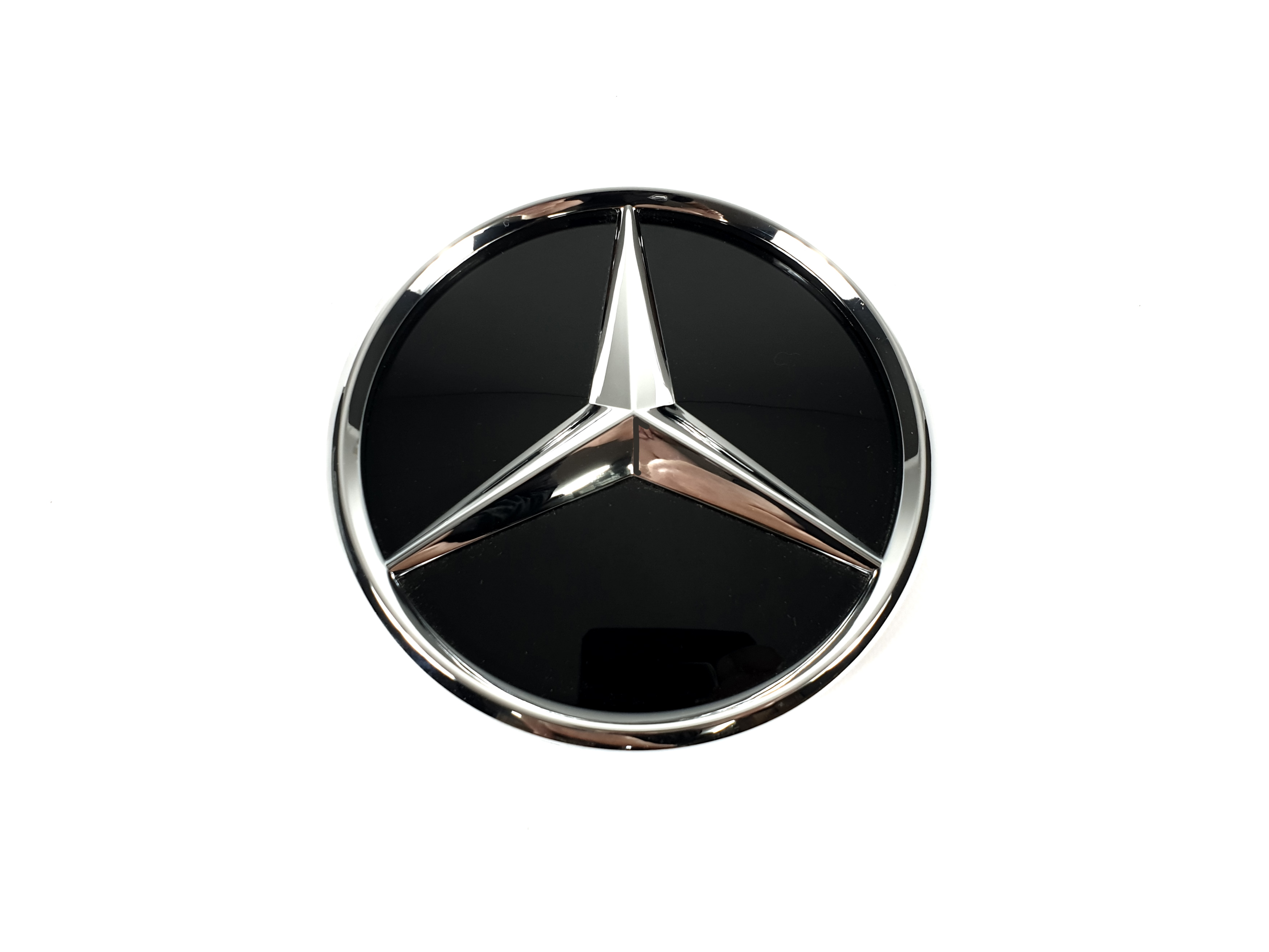 Логотипи Chrome скляний (муляж дистроніка) 3D на Mercedes-Benz S-Class Coupe C217 2015-2017 року 2