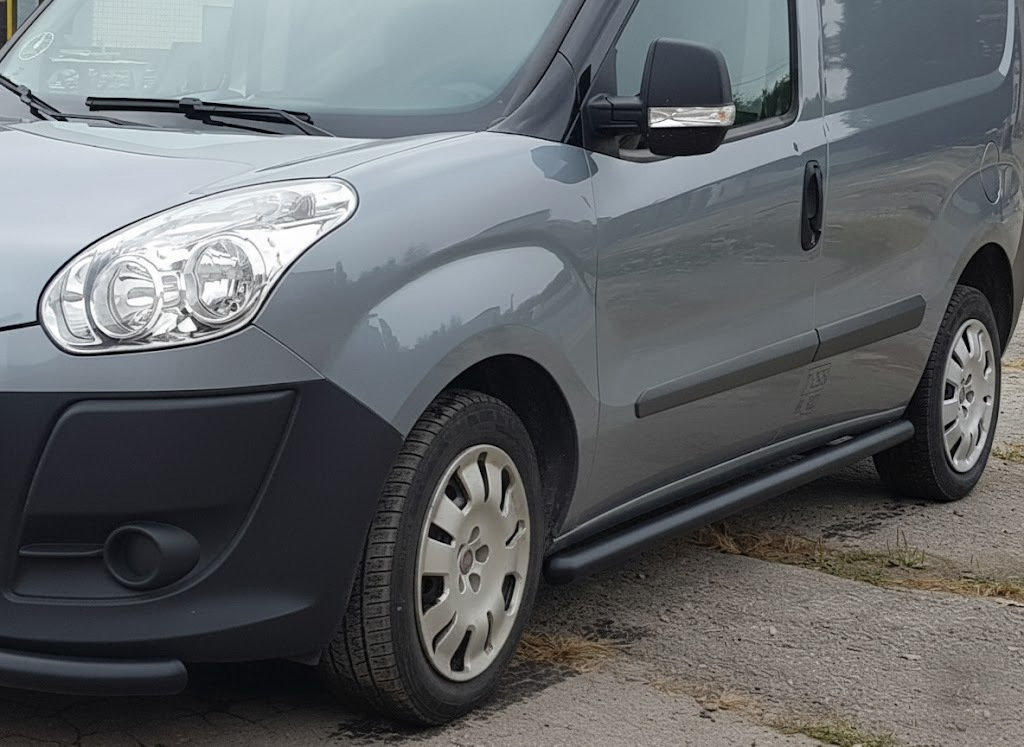 Бічні труби Black (2 шт., нерж.) 60мм, Стандартна база