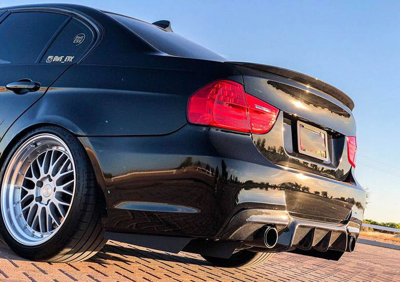 Дифузор заднього бампера (для E90 M-Sport, Карбон) 4