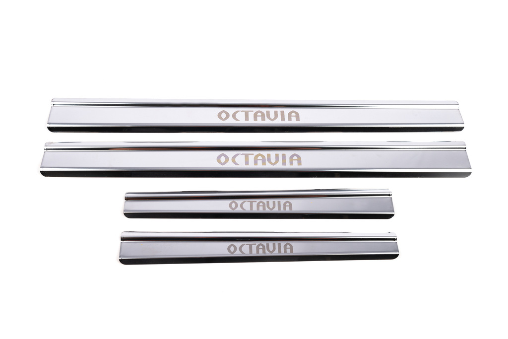 Накладки на пороги Carmos (4 шт, нерж) 2