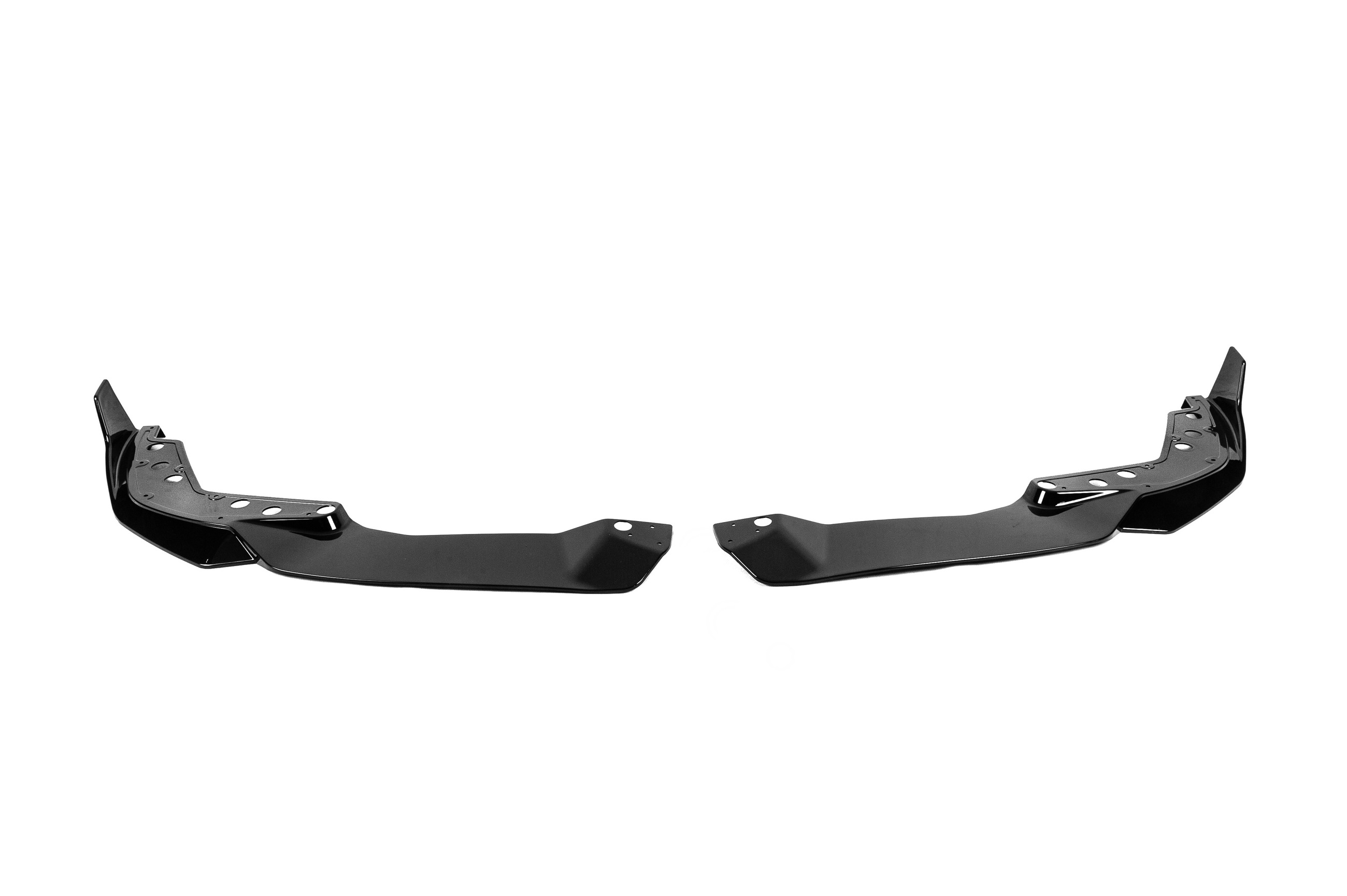 Передня Lip накладка V-2 (для 2022+, M Technic, чорний глянець) 2