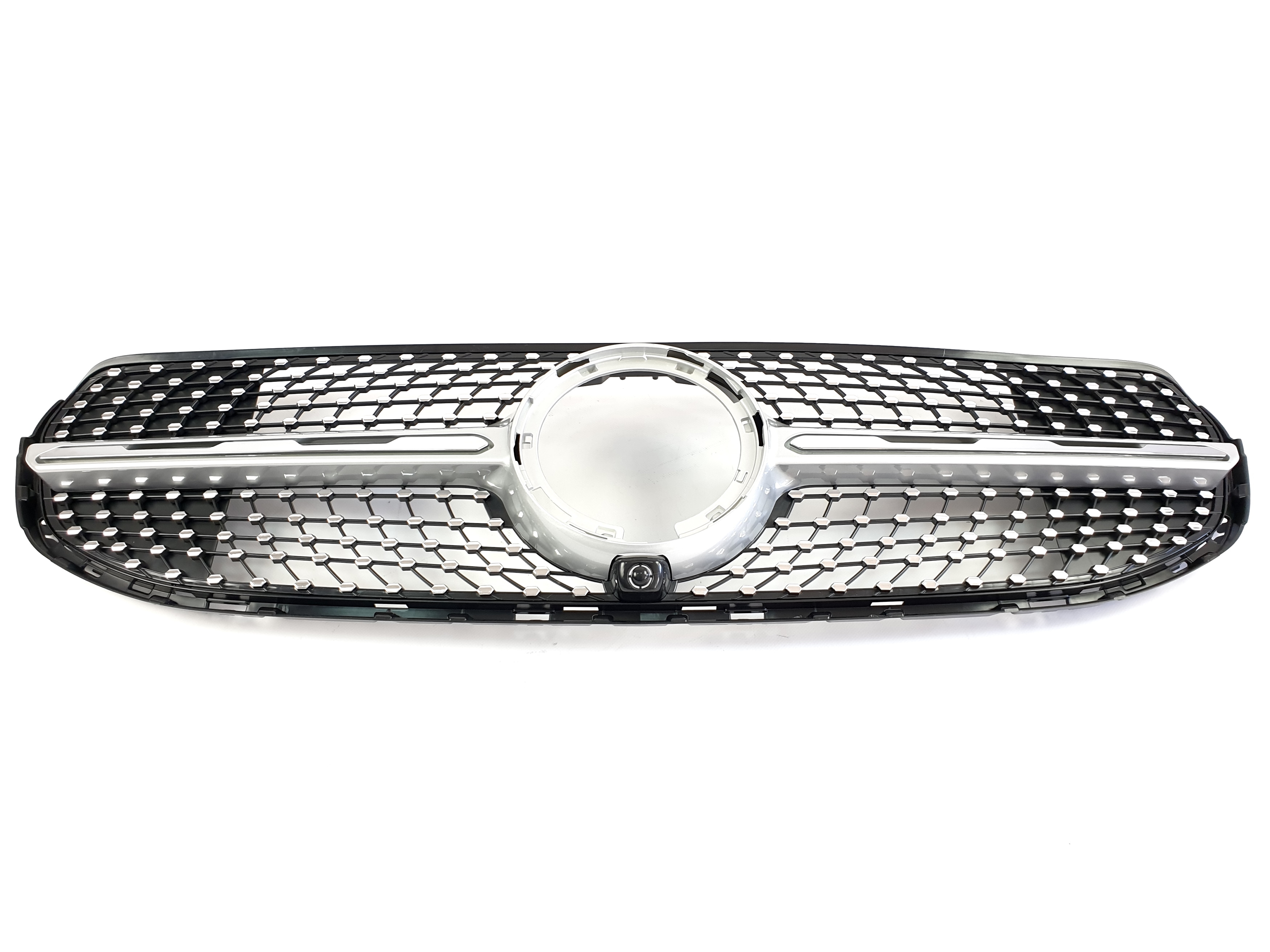 Решітка радіатора Diamond Silver (Normal) на Mercedes-Benz GLC-Class X253 2019-2022 року 2