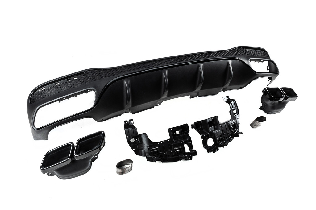 Задній дифузор для GLE (дизайн GLE63 Black) 4