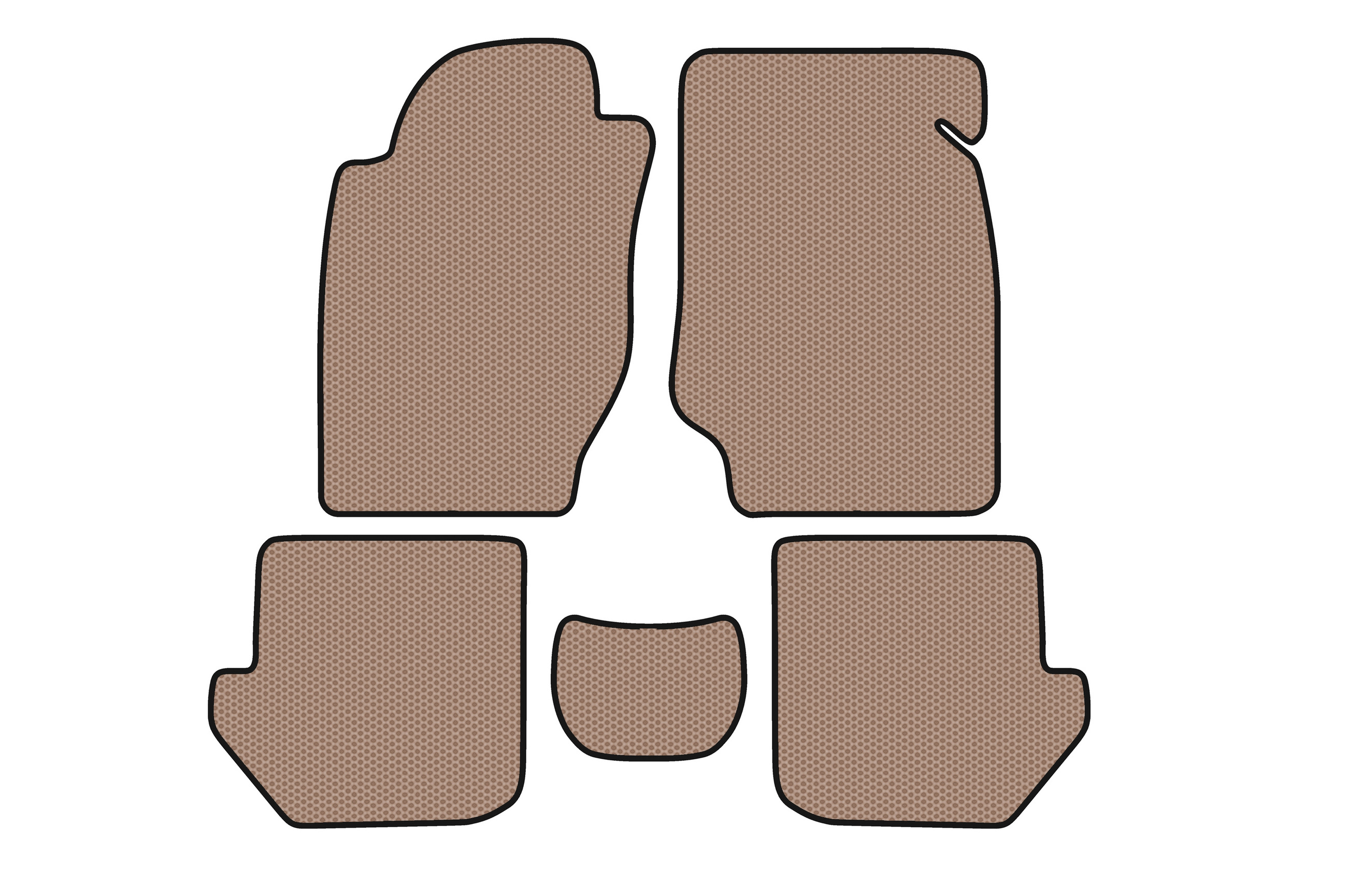 Гумові килимки Carsuit (Бежевий)