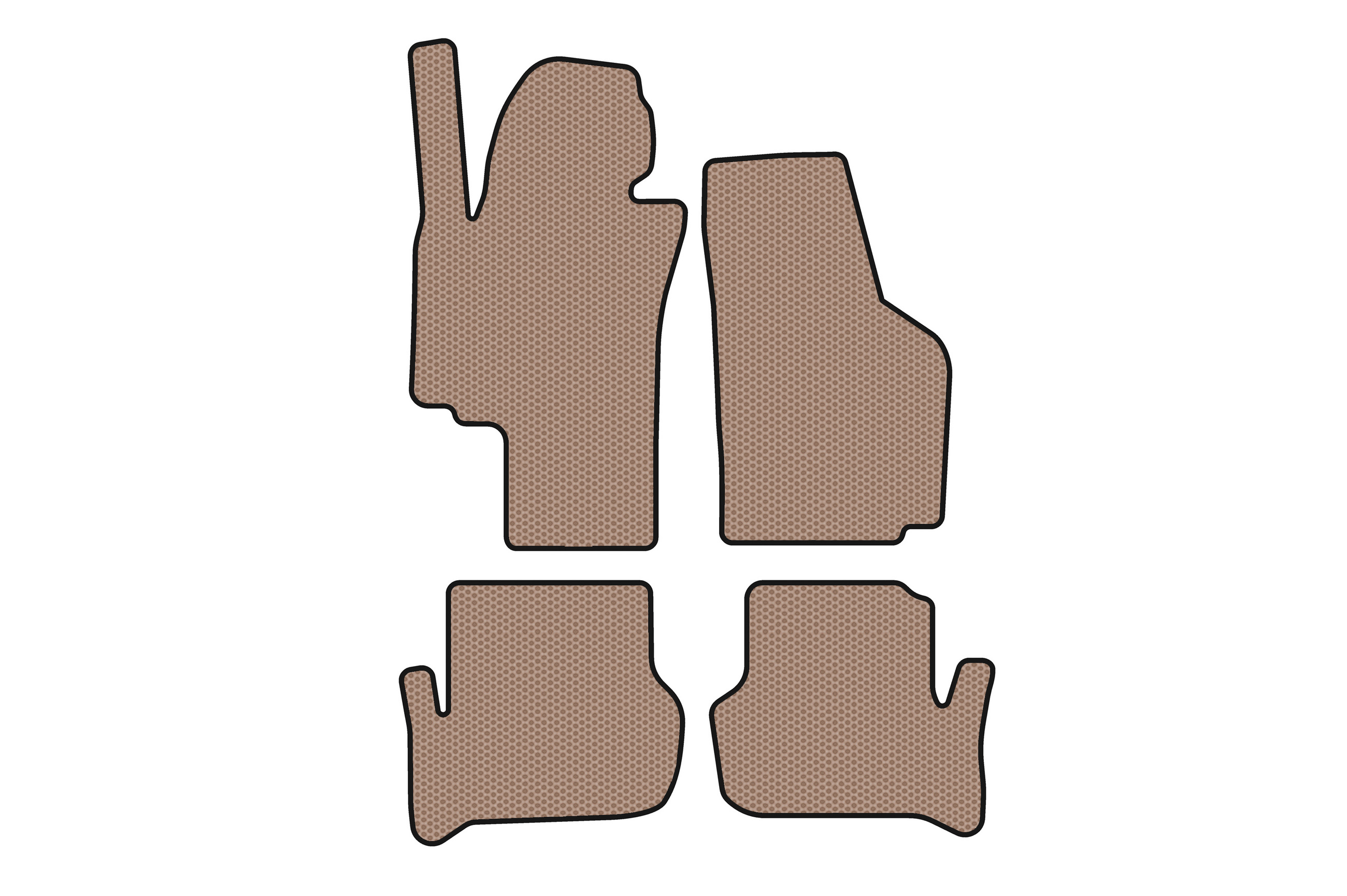 Гумові килимки Carsuit (Бежевий)